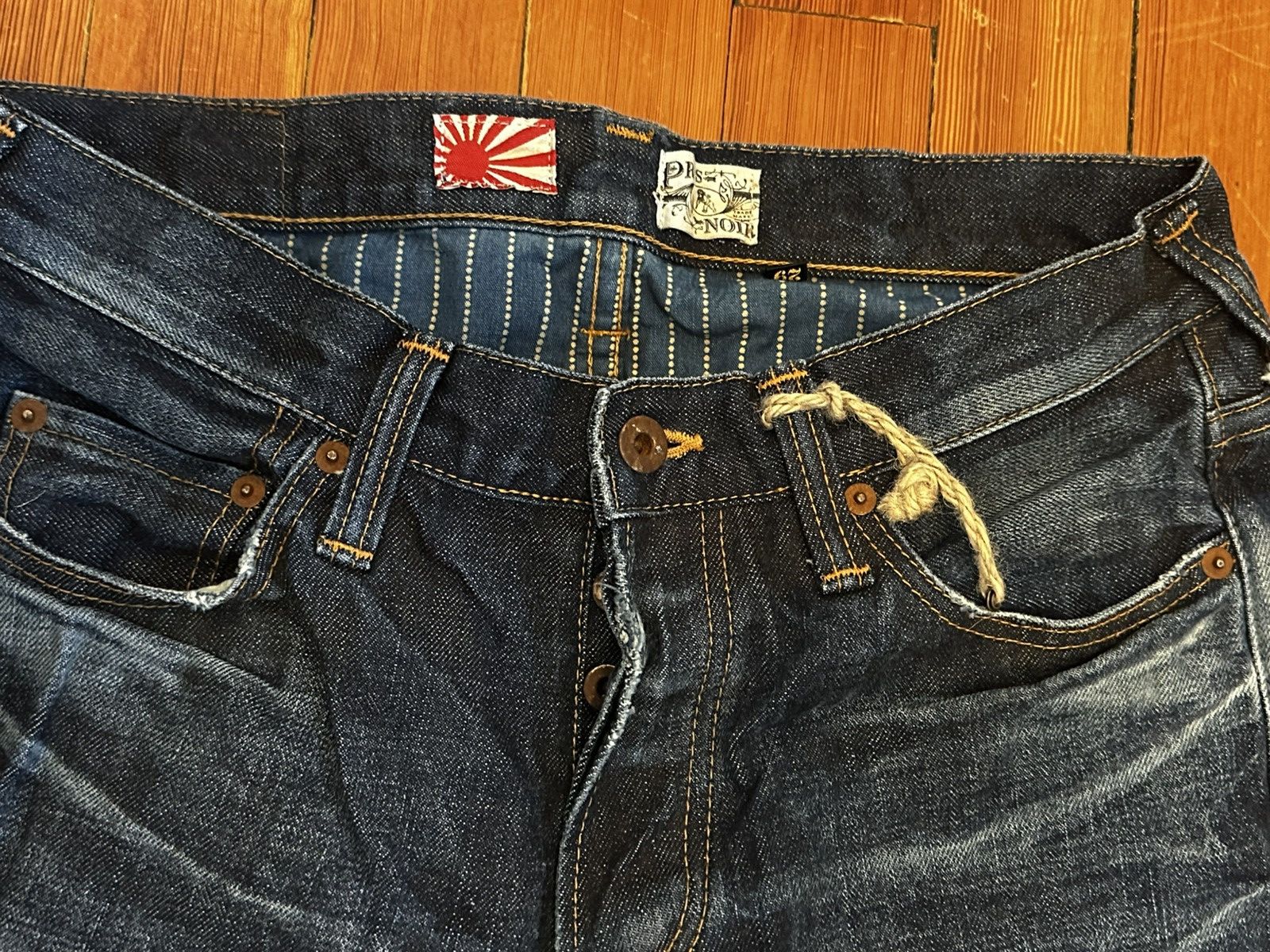 Prps PRPS NOIR Japanese Redlined Selvedge Denim Jeans Wabash RARE Size US 29 - 2 Thumbnail