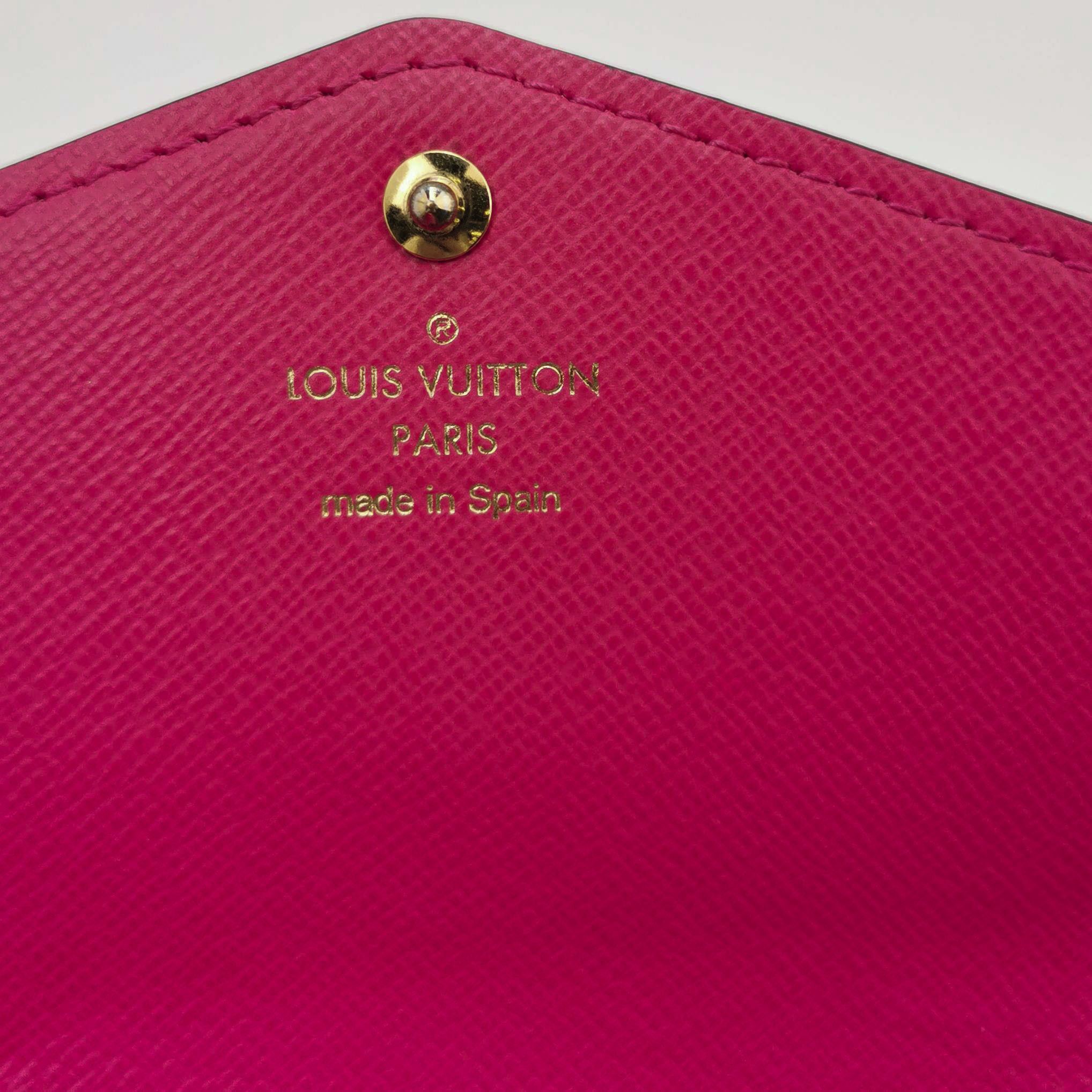Louis Vuitton Louis Vuitton (LV) Sarah leather monogram logo snap wallet Size ONE SIZE - 2 Thumbnail