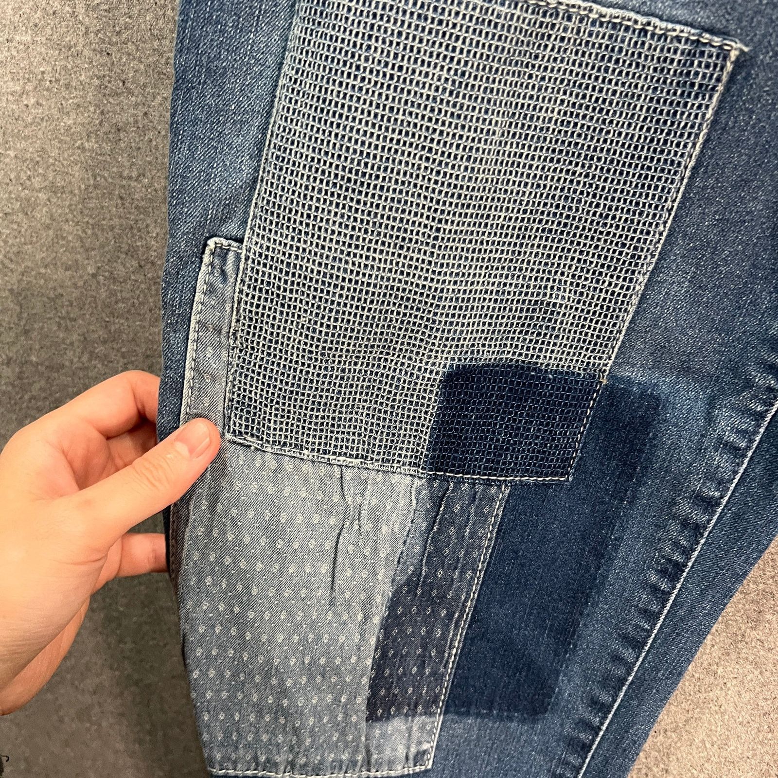 Other Logo Lavish Jeans Womens 4 Blue Dark Wash Patchwork Size 27" / US 4 / IT 40 - 13 Thumbnail