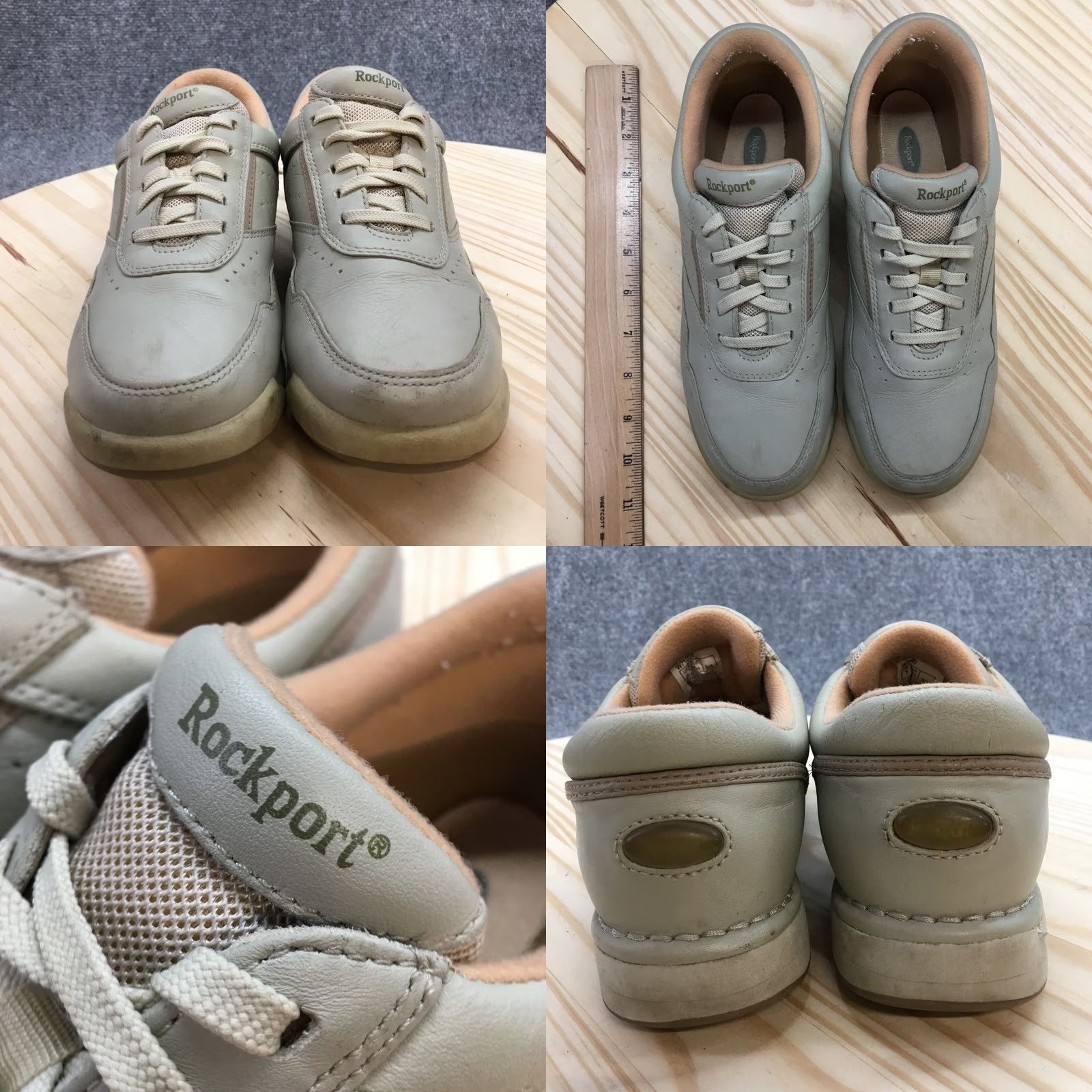 Rockport Rockport Sneaker Womens 7W Pro Walker Lace Up Casual Comfort Leather W7102W Size US 7 / IT 37 - 8 Thumbnail