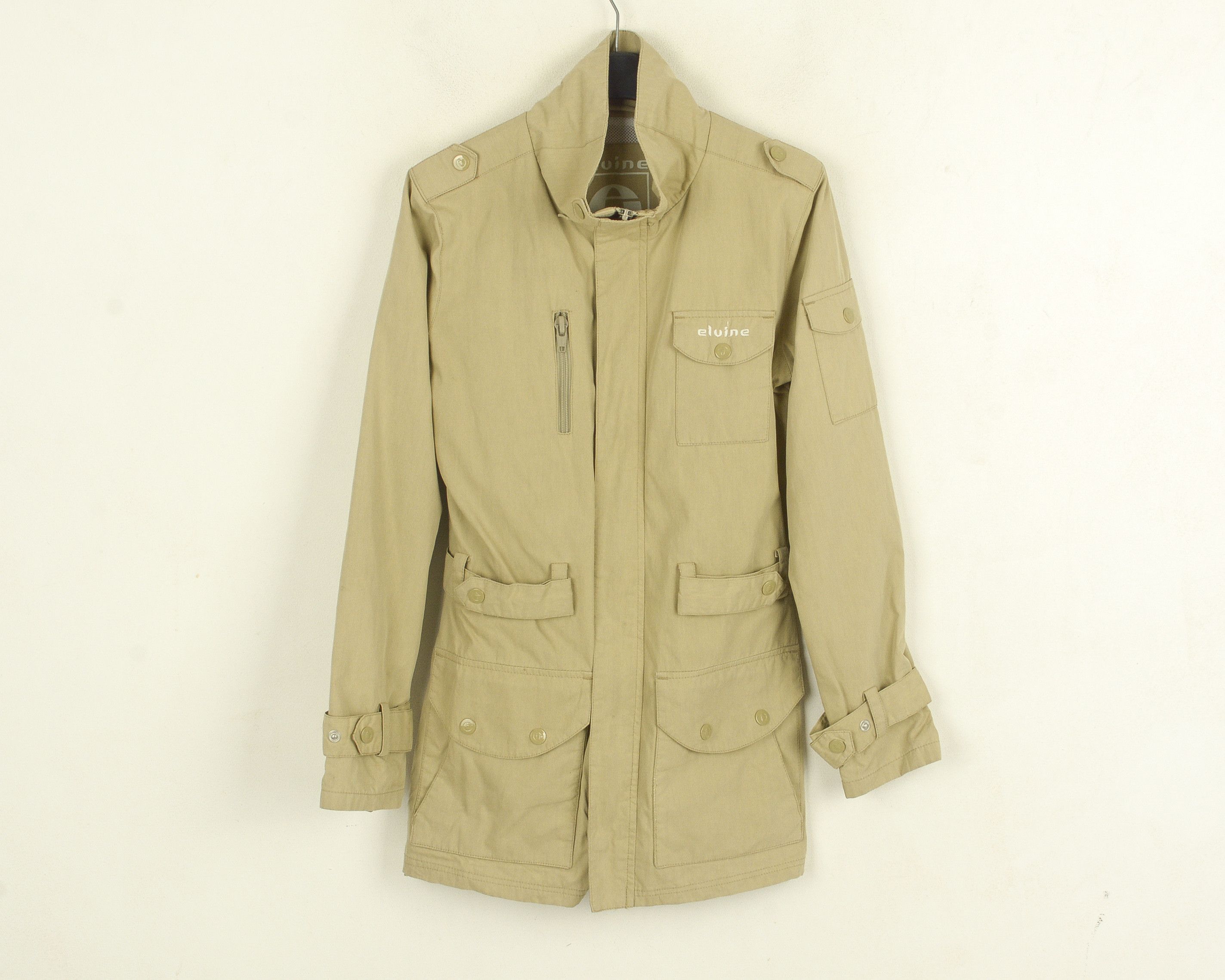 ELVINE TINA S Coat Ladies Jacket Raincot Cotton Trenchcoat Mac Size S / US 4 / IT 40 - 1 Thumbnail