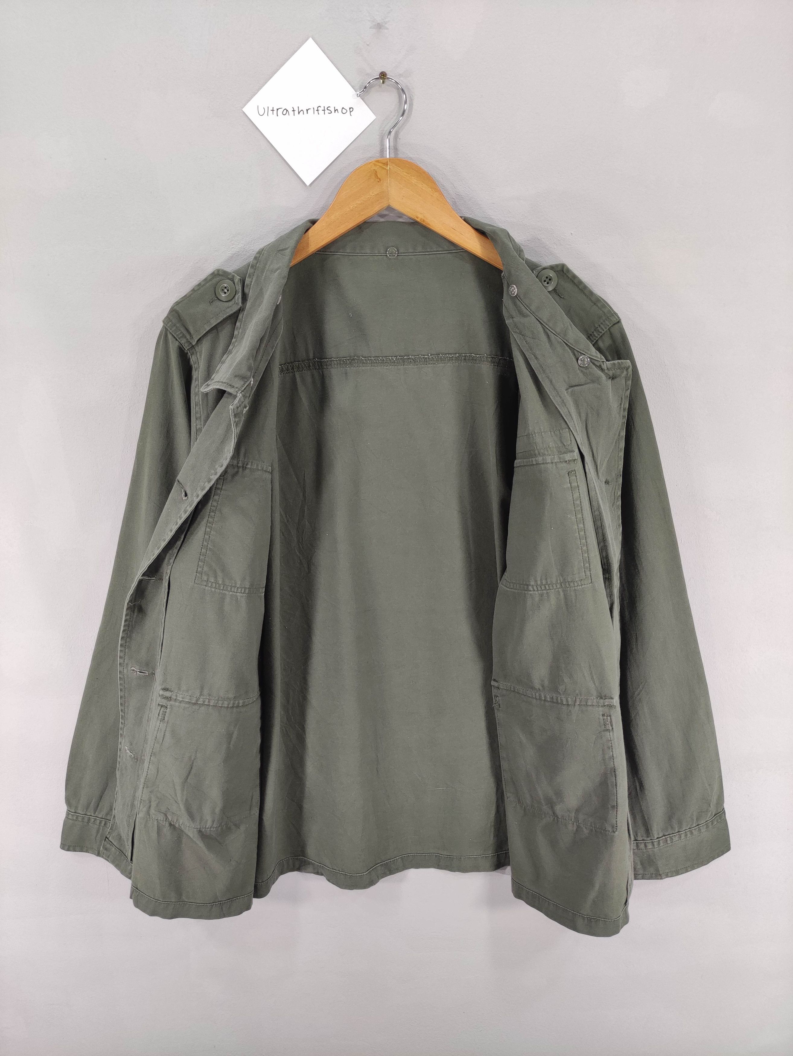 Japanese Brand Vintage Bdu Shirt Jacket Militray Style Button Up Size US L / EU 52-54 / 3 - 3 Thumbnail