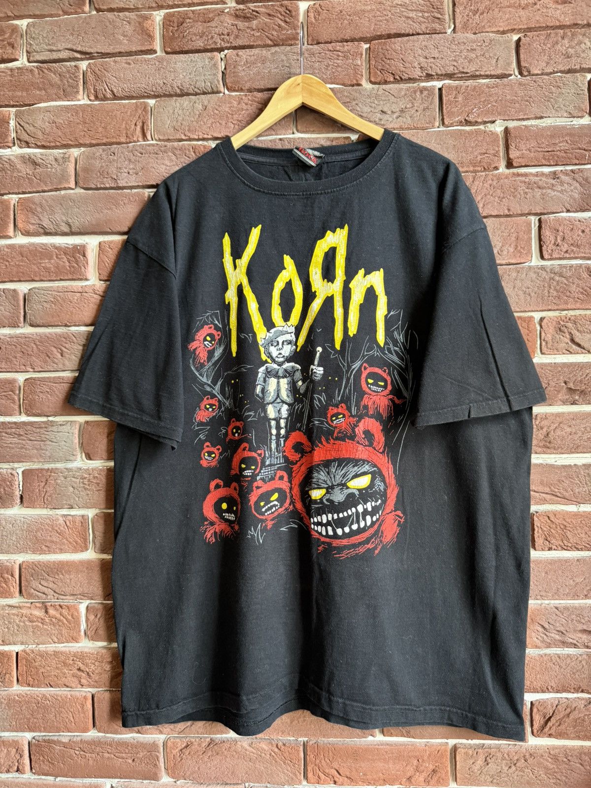 Band Tees 00s Korn Vintage Nu Metal Rock Band Tshirt Rare Grail 2xl Size US XXL / EU 58 / 5 - 1 Thumbnail