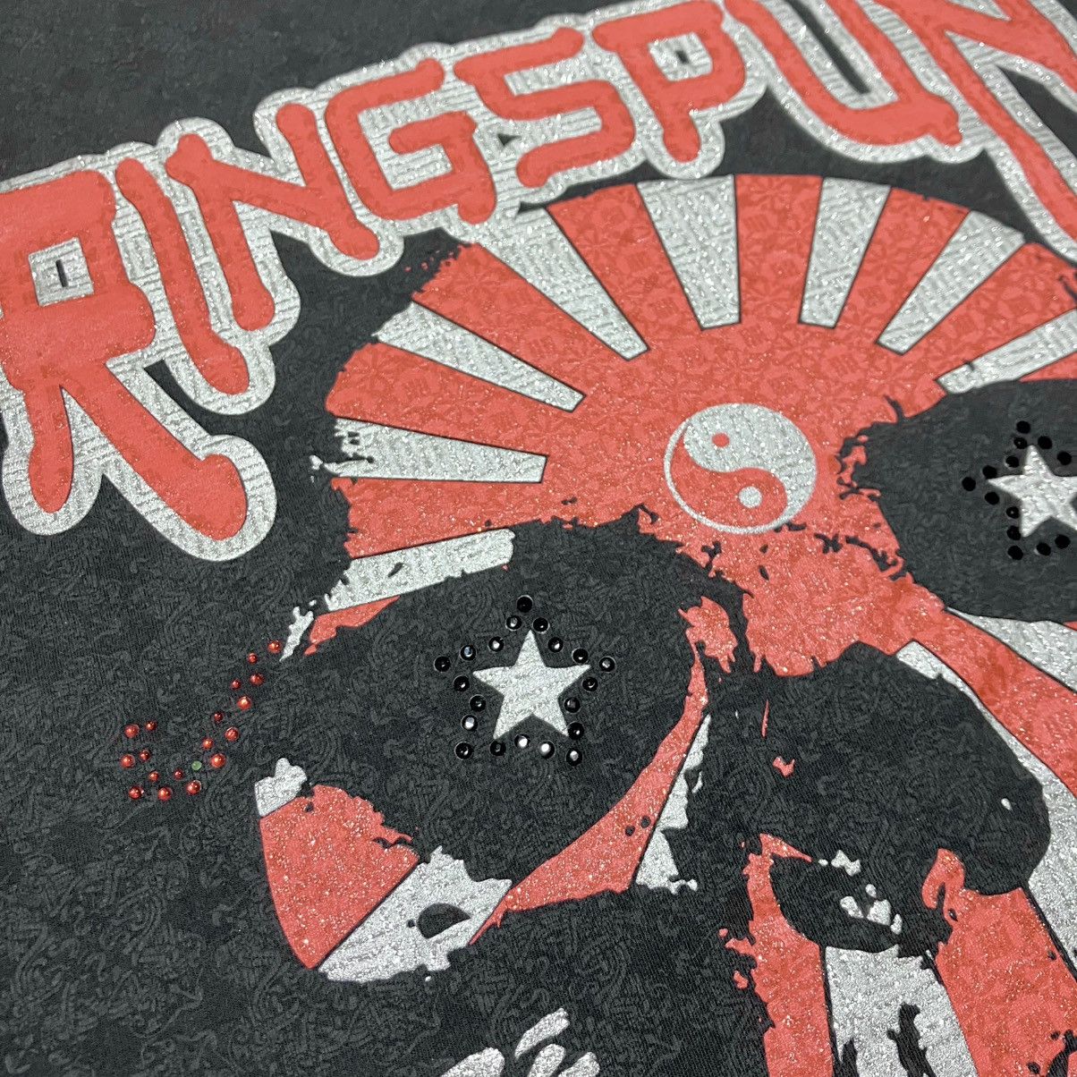Ringspun RINGSPUN Art Of War Sun Tzu Fallen God Skull Graphic T-shirt Size US L / EU 52-54 / 3 - 6 Thumbnail