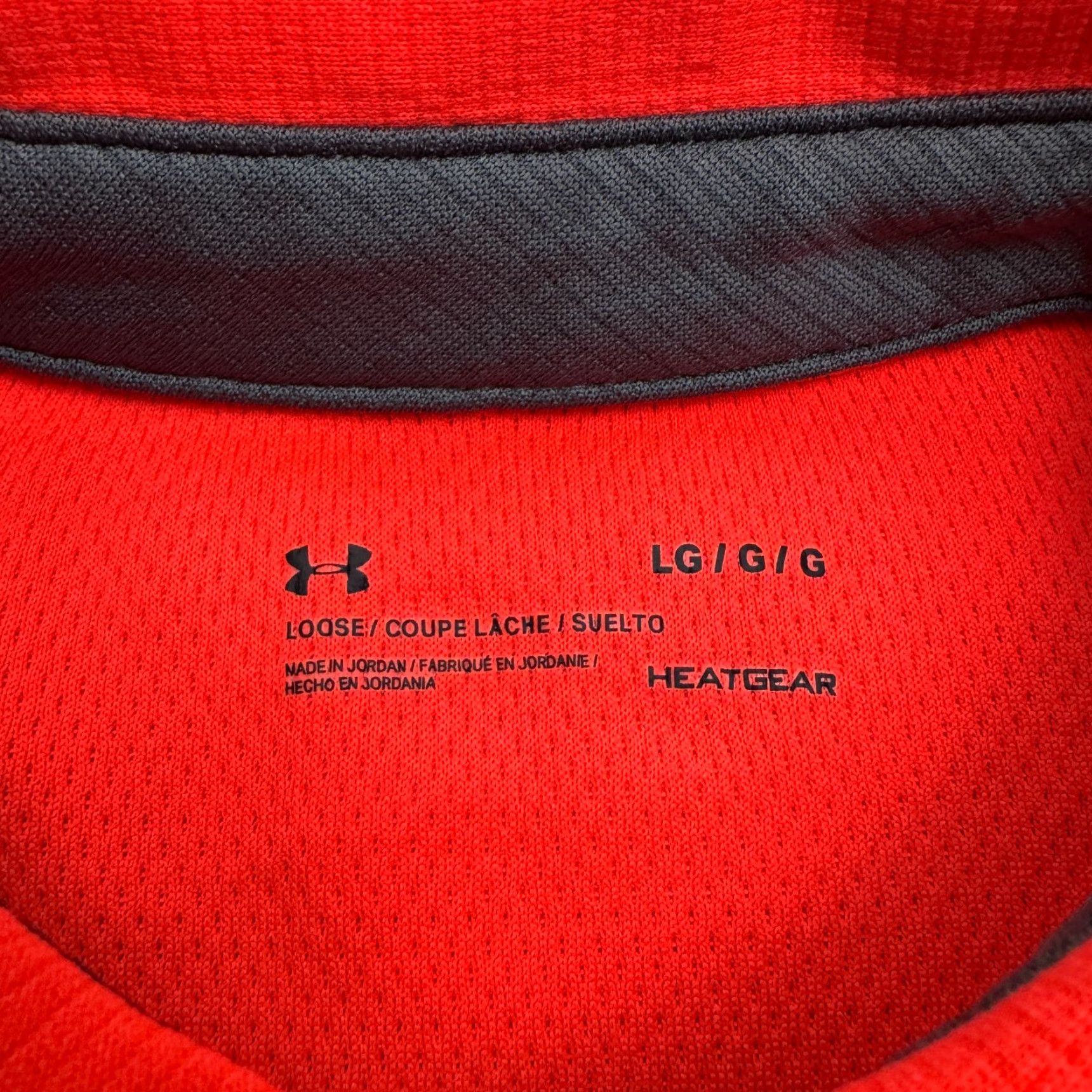 Under Armour Under Armour HeatGear Shirt Large Red Polo Loose Fit Active Performance Golf Men Size US L / EU 52-54 / 3 - 6 Thumbnail