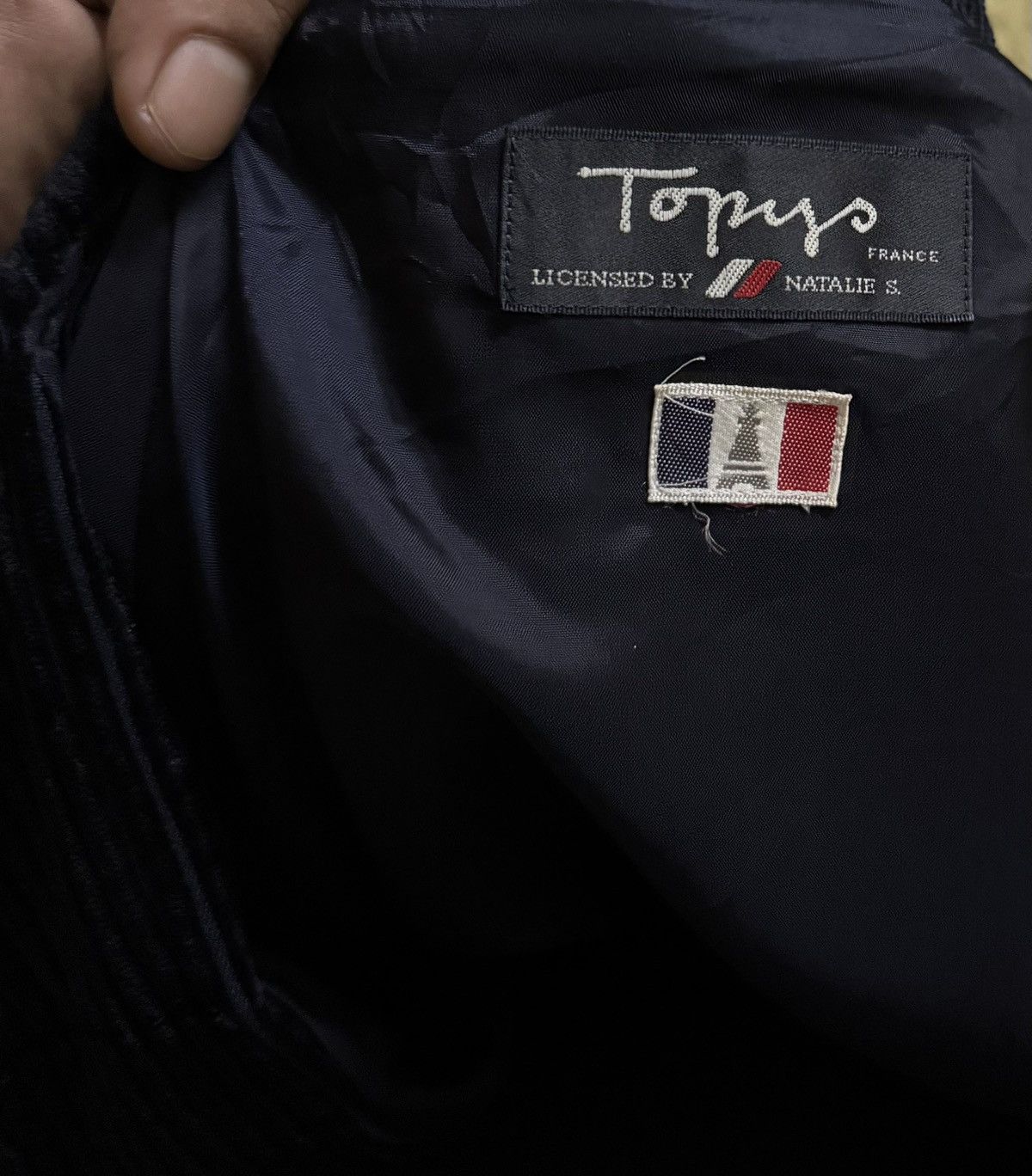 Vintage Vintage Wool Jacket Corduroy Topys France Size US L / EU 52-54 / 3 - 5 Thumbnail