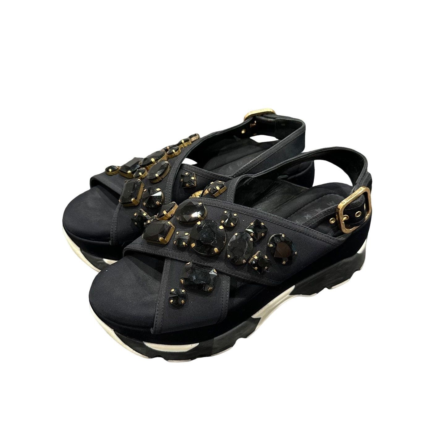 Marni Marni Embellished Platform Sandals Size 38 Size US 8 / IT 38 - 1 Thumbnail