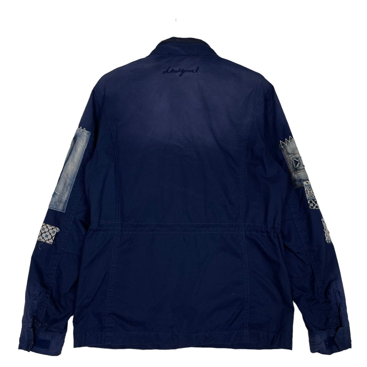 45rpm × Desigual 💥DESIGUAL BORO PATCH NAVY FIELD JACKET Size US M / EU 48-50 / 2 - 8 Thumbnail
