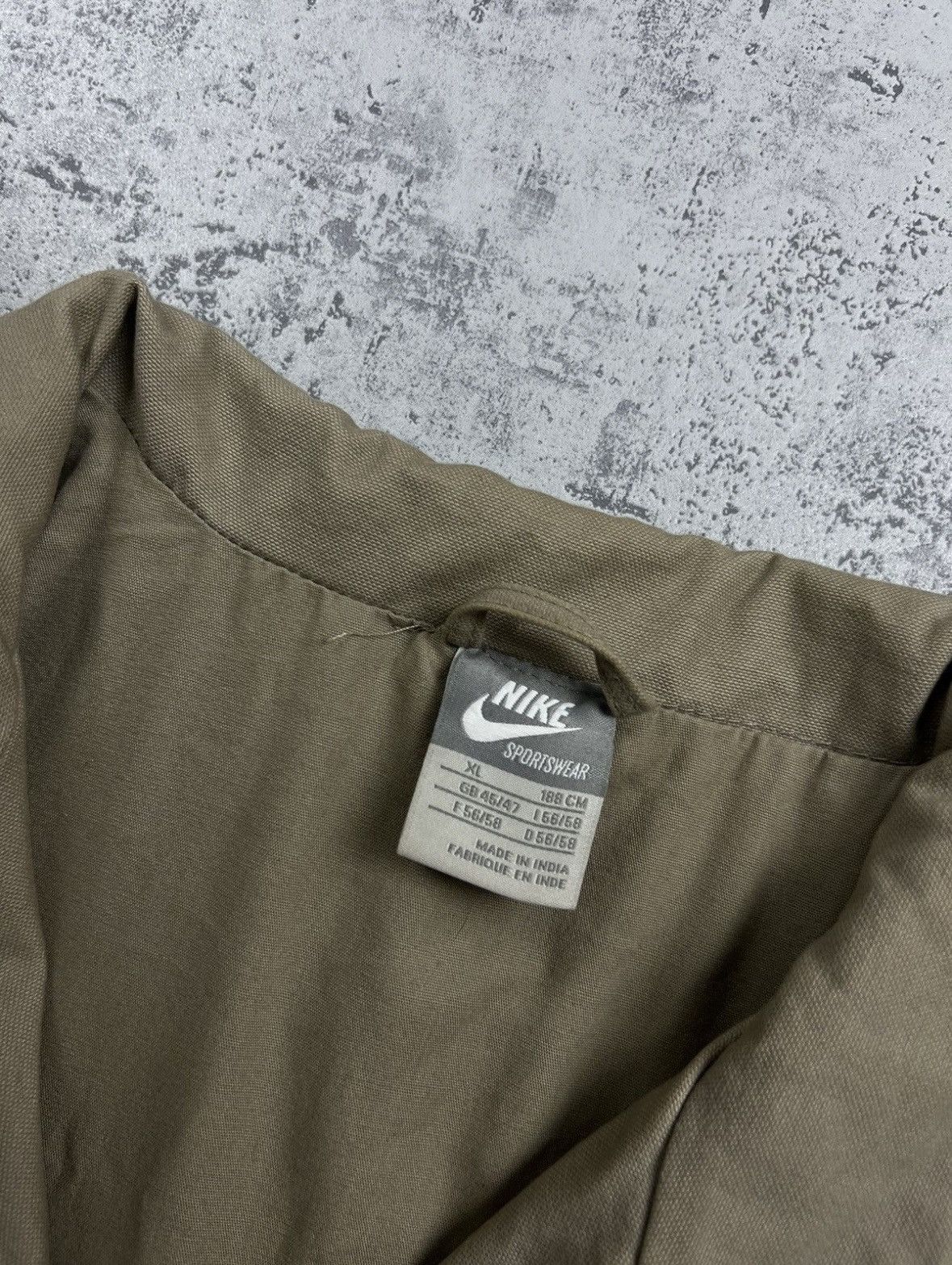 Nike 90s Nike Retro Logo Vintage Military Jacket Size US XL / EU 56 / 4 - 4 Thumbnail