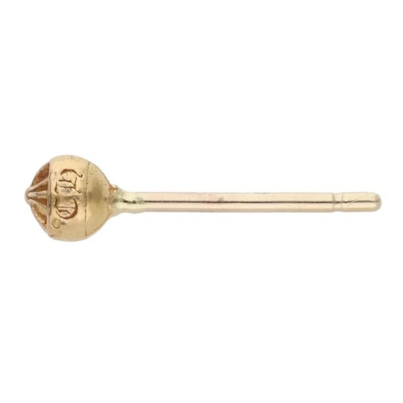 Chrome Hearts Chrome Hearts 22K STUD CRS BALL MINI Earring Size ONE SIZE - 4 Thumbnail