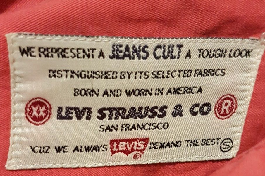 Levi's ULTRA RARE DISPLAY PIECE 1990 Levi’s "Jeans Cult" Shirt Size US M / EU 48-50 / 2 - 7 Thumbnail