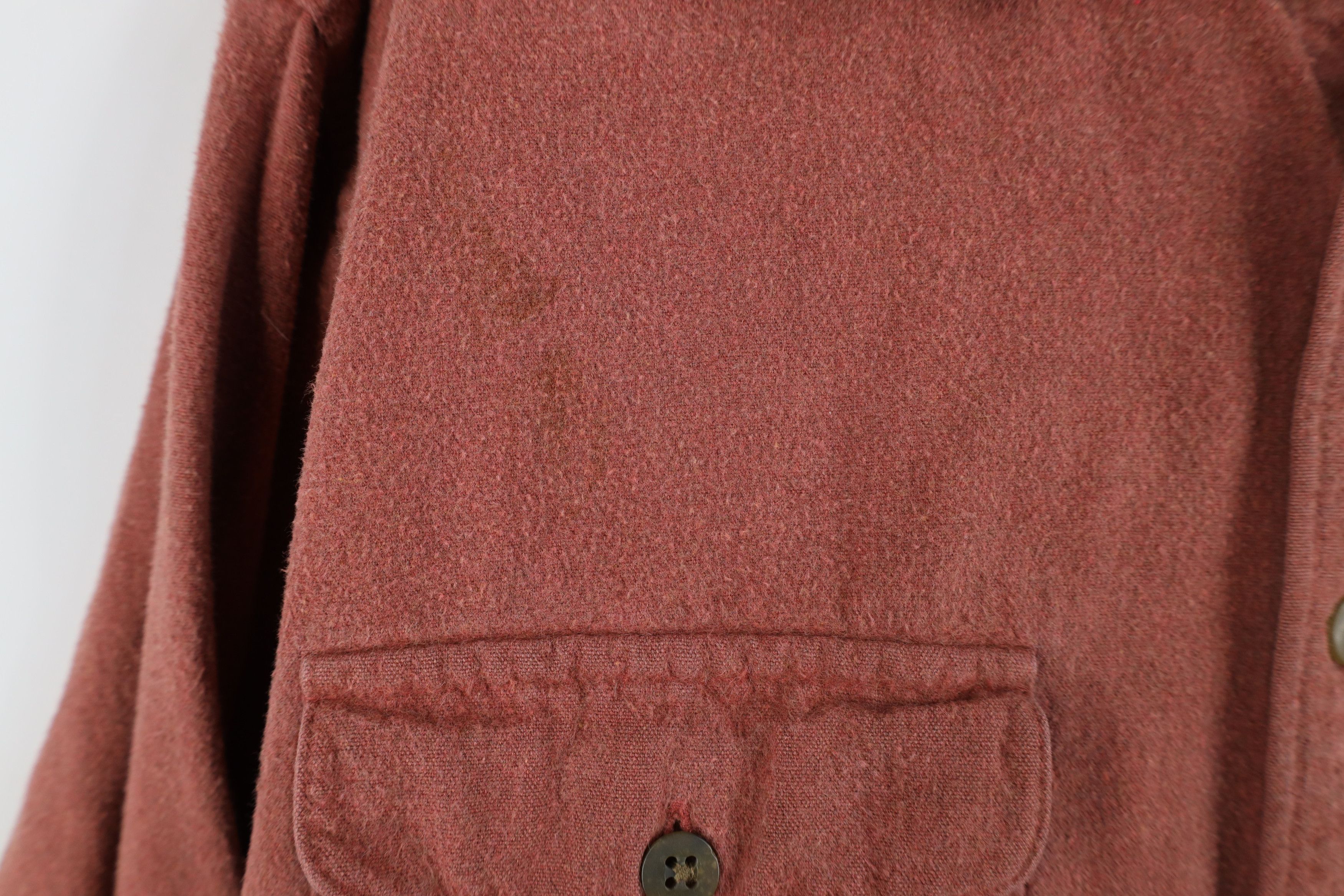 Vintage Vintage 90s Streetwear Stonewash Chamois Cloth Button Shirt Size US M / EU 48-50 / 2 - 4 Thumbnail