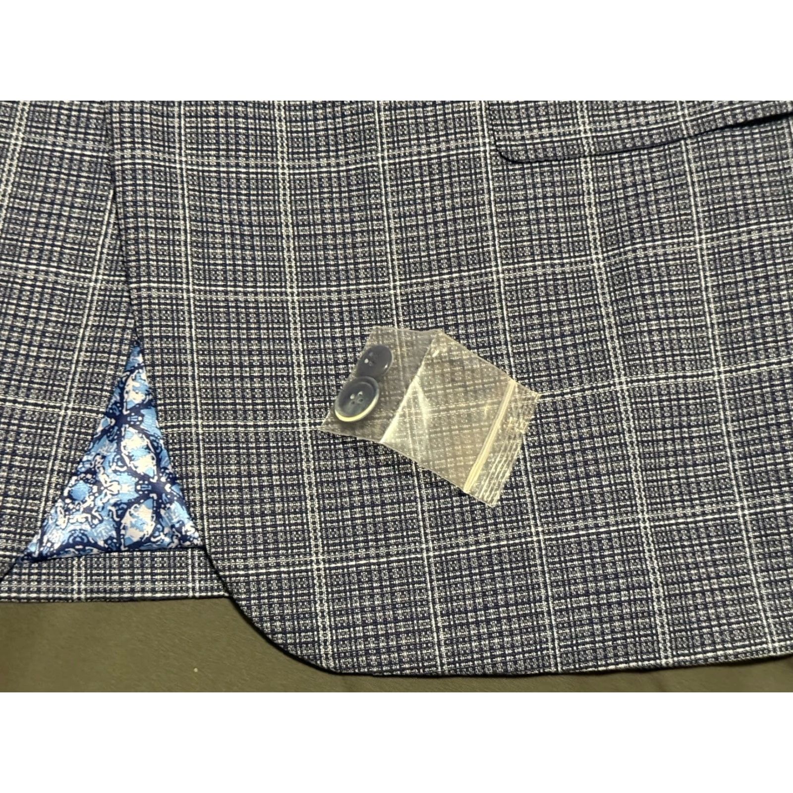 Vintage Oak Hill NWOT Sport Coat Men 2XL Blue Plaid Jacket Classic Mens Size US XXL / EU 58 / 5 - 6 Thumbnail