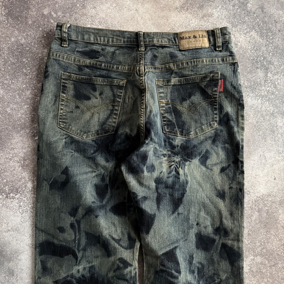If Six Was Nine × Japanese Brand Amazing Vintage Avant-Garde Washed Jeans Size US 31 - 9 Thumbnail