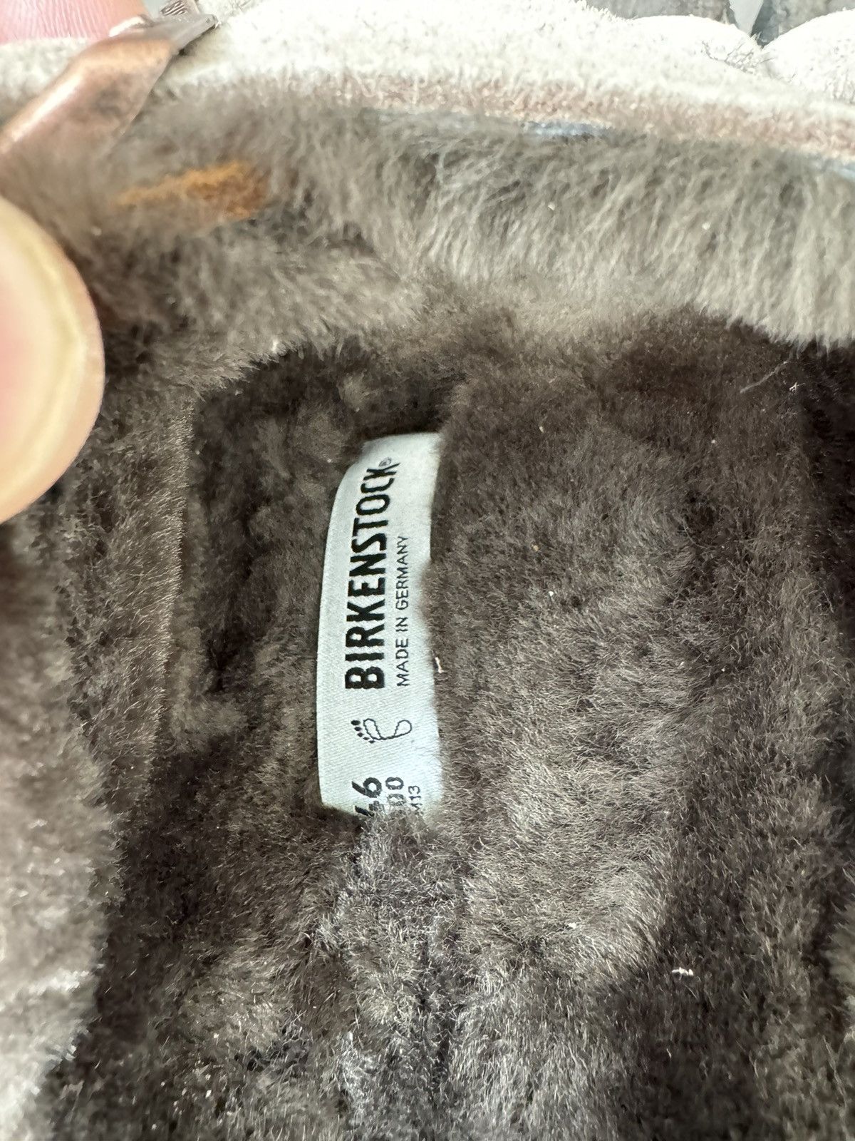 Birkenstock × Kith Kith x Birkenstock Arizona Shearling Mink Dark Brown (US 13) Size US 13 / EU 46 - 10 Thumbnail