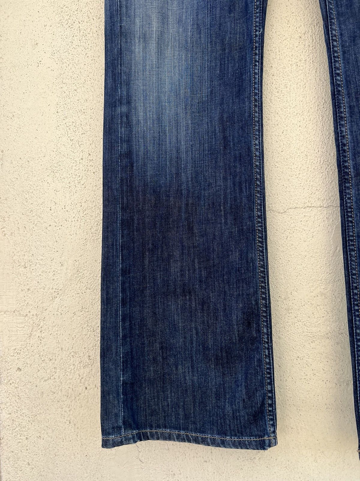 Jimmy Taverniti Vintage Taverniti So Jeans James 19 Fade Blue Denim Flare Size US 36 / EU 52 - 8 Thumbnail