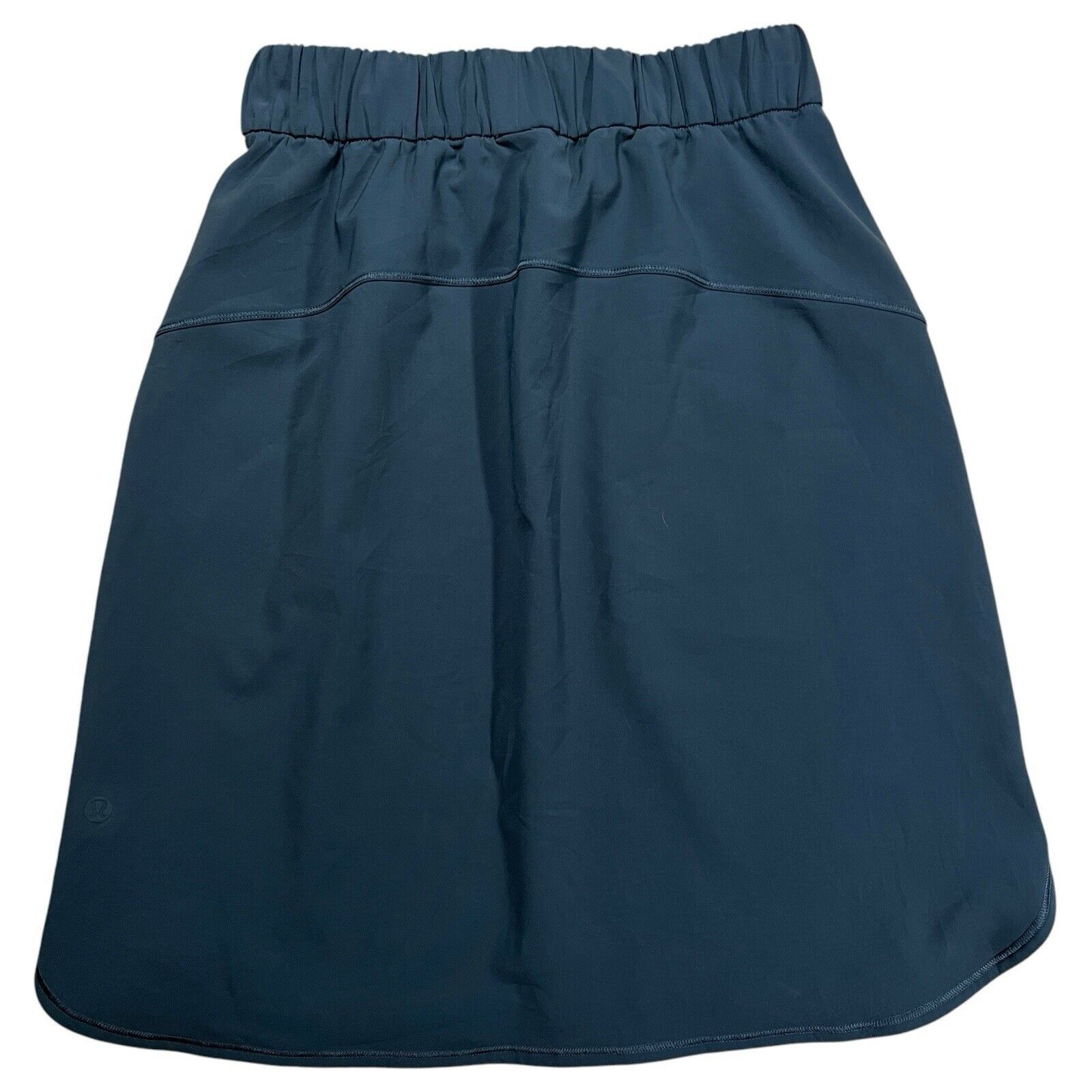 Lululemon Lululemon On The Fly Navy Knee Length Skirt Athletic Size 4 Size 27" / US 4 / IT 40 - 5 Thumbnail