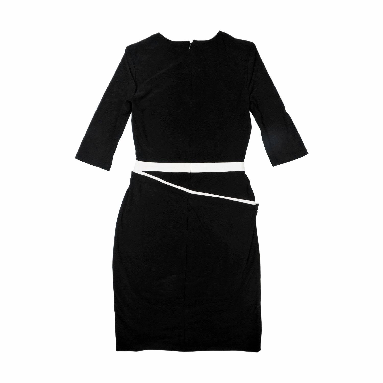 Ralph Lauren LAUREN BY RALPH LAUREN THREE-QUARTER SLEEVE MIDI DRESS Size M / US 6-8 / IT 42-44 - 2 Thumbnail