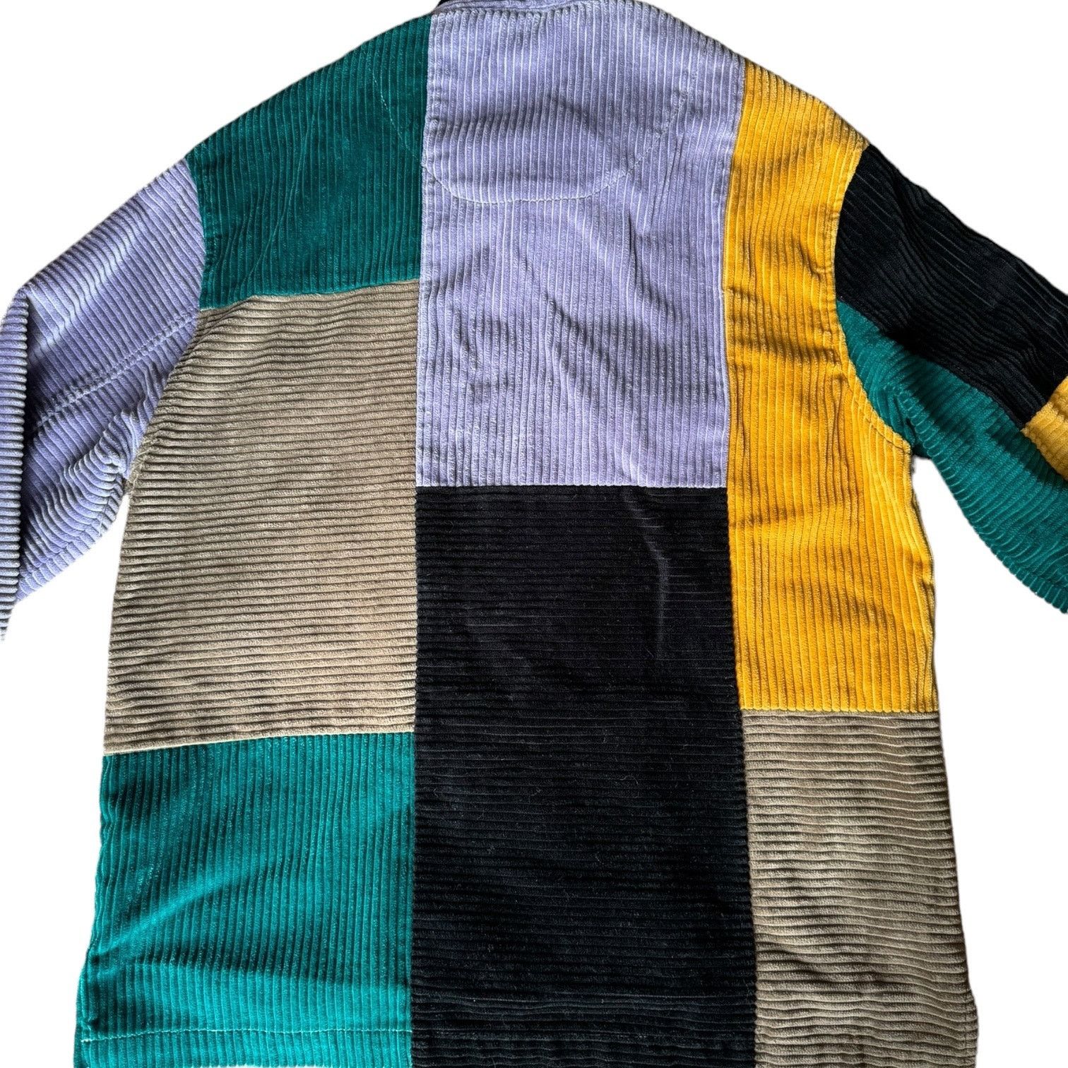 Urban Outfitters Urban outfitters UO Ryder Blocked Corduroy Zip Shirt medium Size US M / EU 48-50 / 2 - 7 Thumbnail