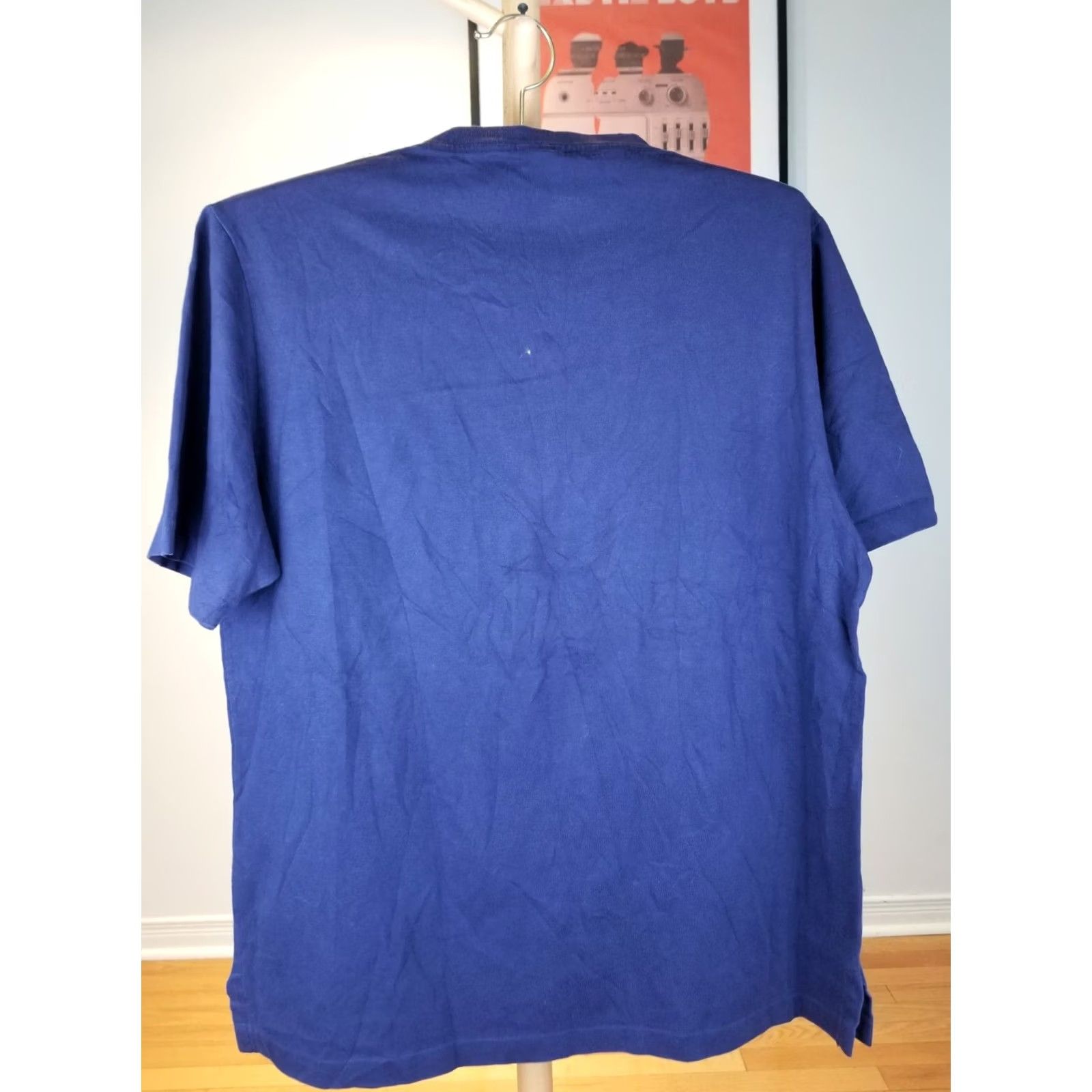 Lands' End VINTAGE Lands' End T-Shirt Navy Single Stitch Cotton One Pocket Large Mens Size US L / EU 52-54 / 3 - 5 Thumbnail