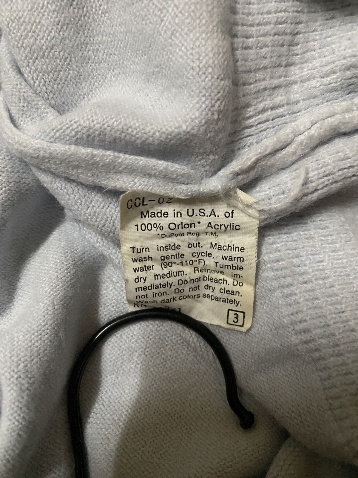 Christian Dior Monsieur Vintage 90s Christian Dior Baby Blue V-Neck Jumper Pullover Size US L / EU 52-54 / 3 - 5 Thumbnail