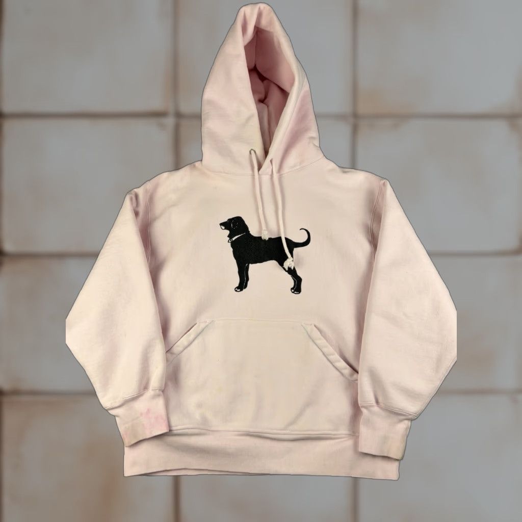 Pinko The Black Dog Hoodie Women M Pink Pullover Crew Neck Cotton Blended Fabric Logo Heavyweight Size M / US 6-8 / IT 42-44 - 1 Thumbnail