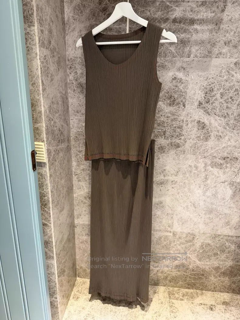 Issey Miyake Issey Miyake Brown Vest Size M / US 6-8 / IT 42-44 - 2 Thumbnail
