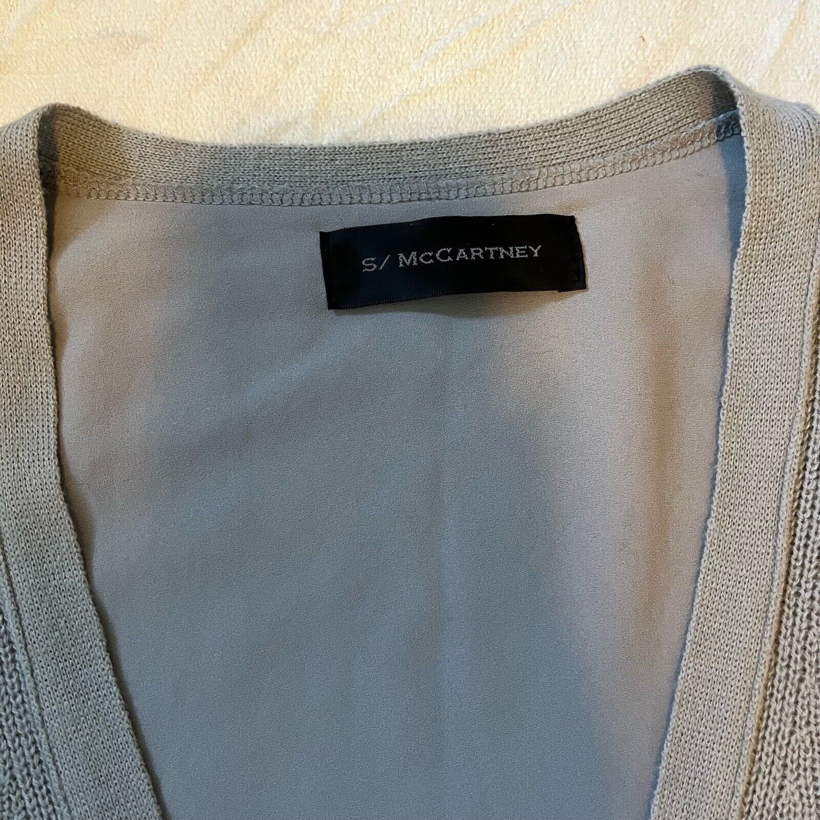 Stella McCartney Stella McCartney Womens Sweater Gray Long Sleeve Button Down Size S / US 4 / IT 40 - 5 Thumbnail