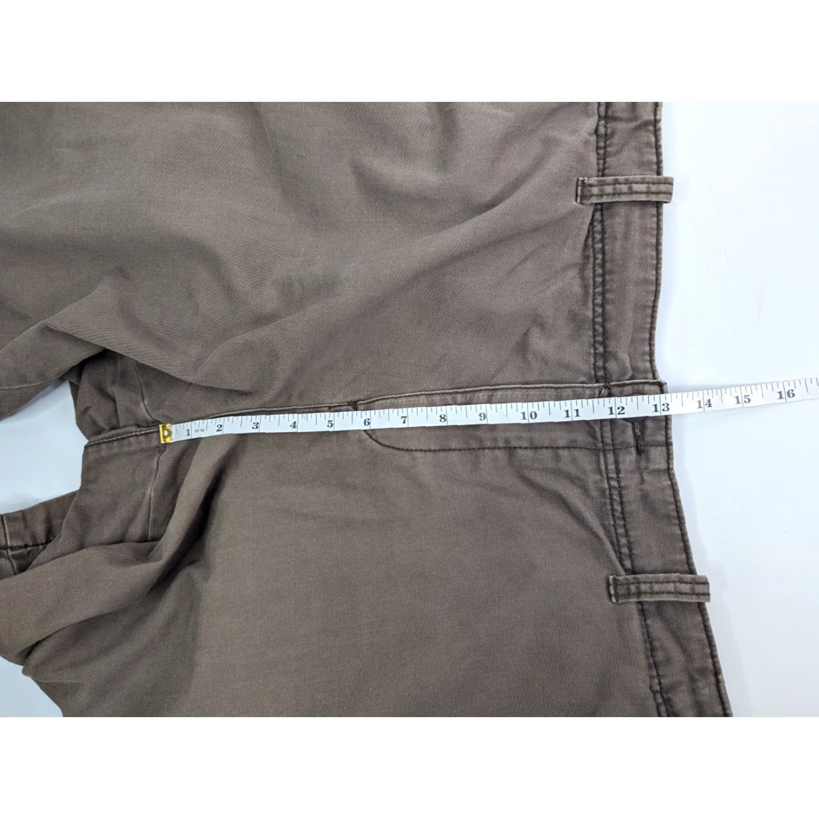 Old Navy Old Navy Brown Chino Shorts Men 42 Flat Front 100% Cotton Size US 42 / EU 58 - 4 Thumbnail