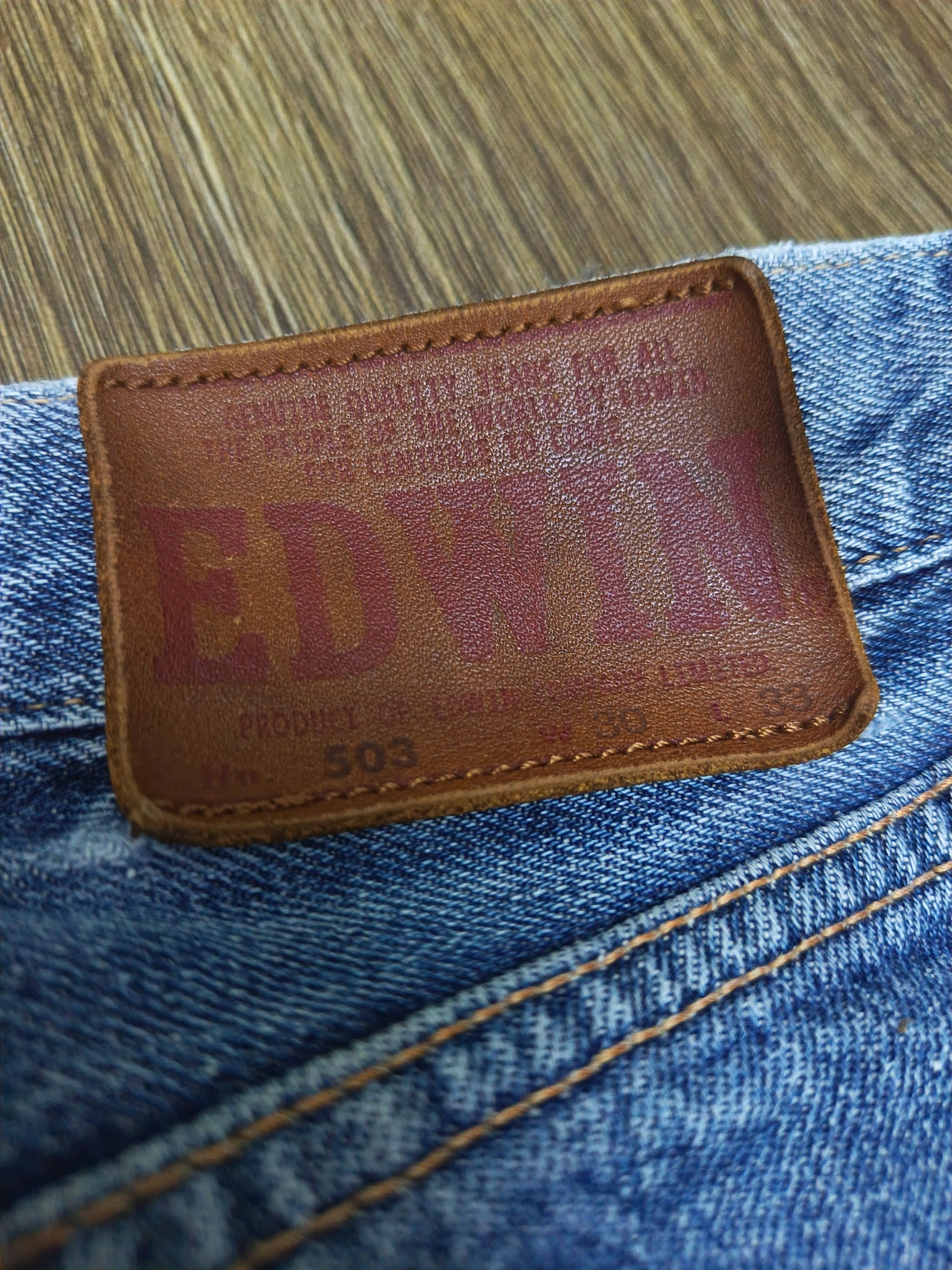 Edwin Beautiful Faded edwin 503 Size US 29 - 5 Thumbnail