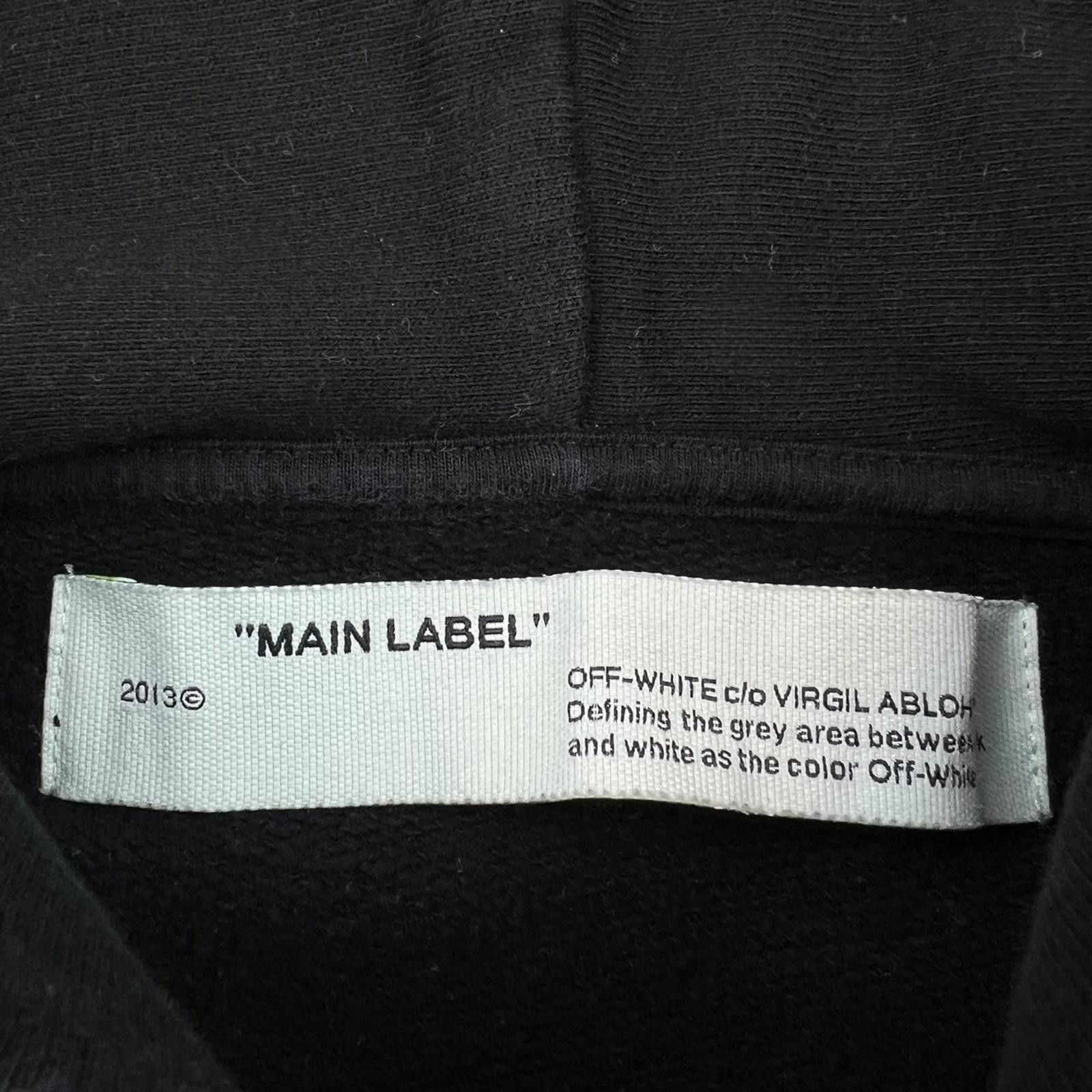 Off-White Off-White Rationalism Black Hoodie Size US S / EU 44-46 / 1 - 5 Thumbnail