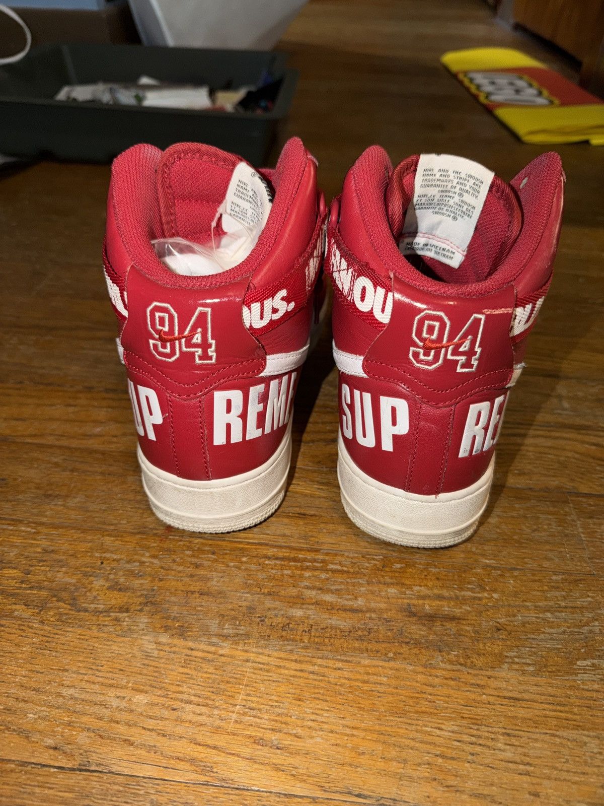 Nike × Supreme Supreme x Nike af1 high Size US 10.5 / EU 43-44 - 2 Thumbnail