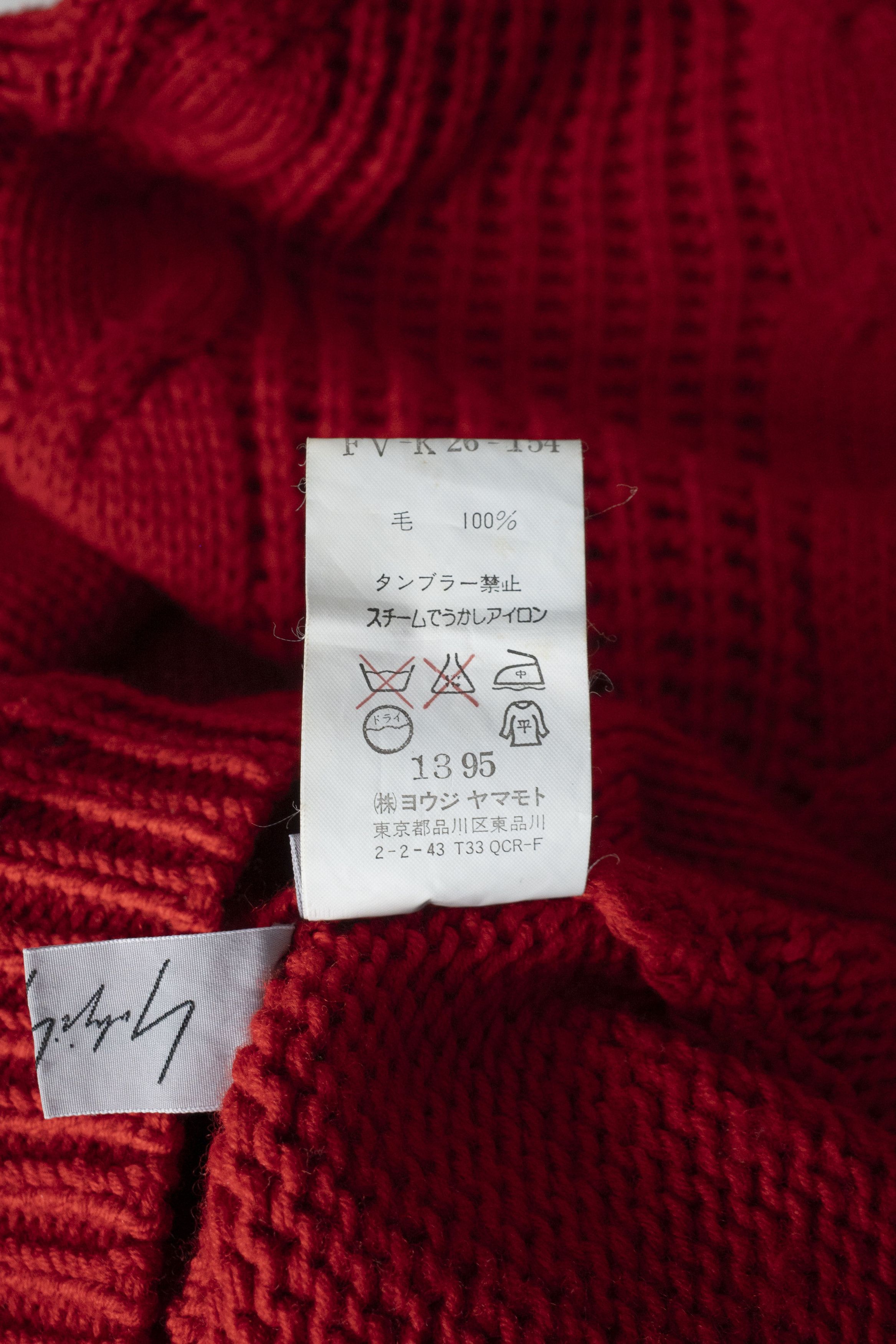 Yohji Yamamoto Yohji Yamamoto Wool Sweater Size US M / EU 48-50 / 2 - 7 Thumbnail