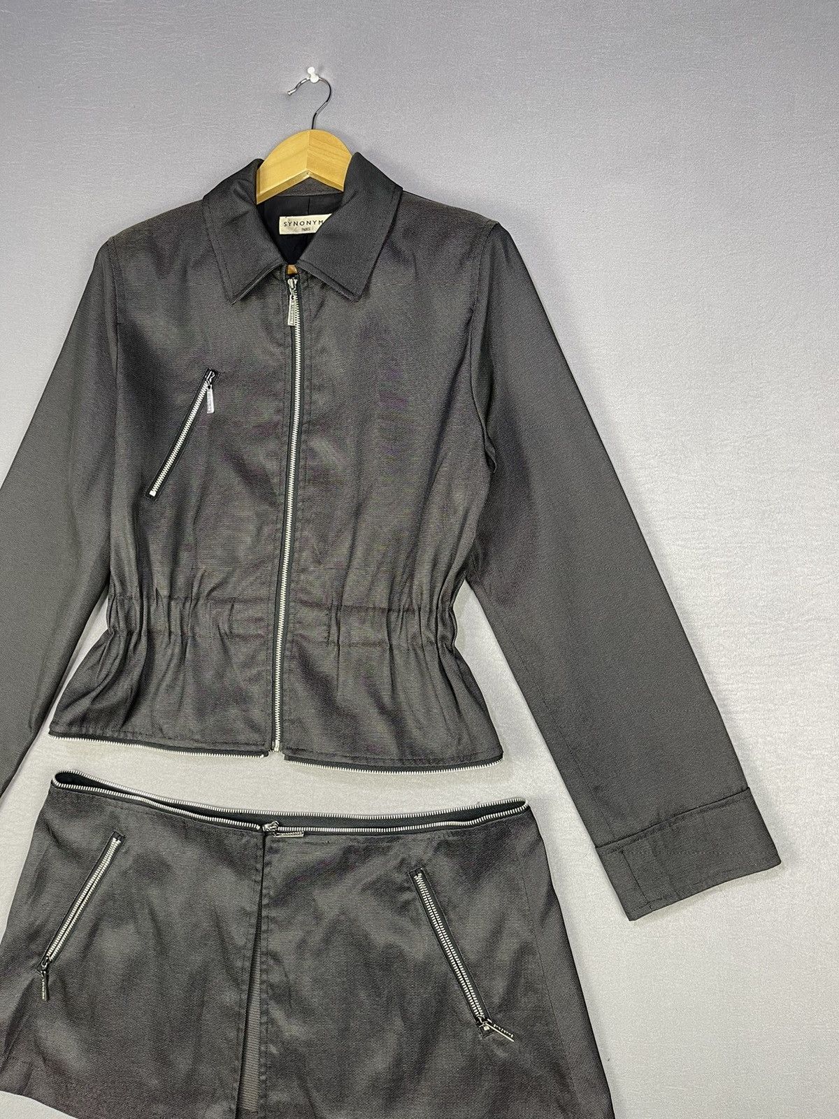 Japanese Brand SYNONYME Paris Attachable Skirt Mini Dress Size XS / US 0-2 / IT 36-38 - 2 Thumbnail