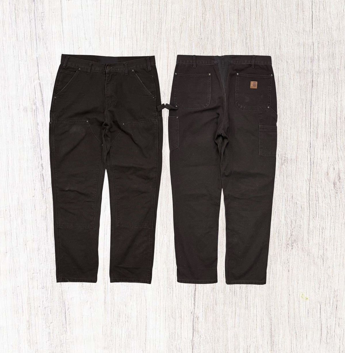 Carhartt Carhartt Double Knee Vintage Brown USA Pants Size US 32 / EU 48 - 1 Thumbnail