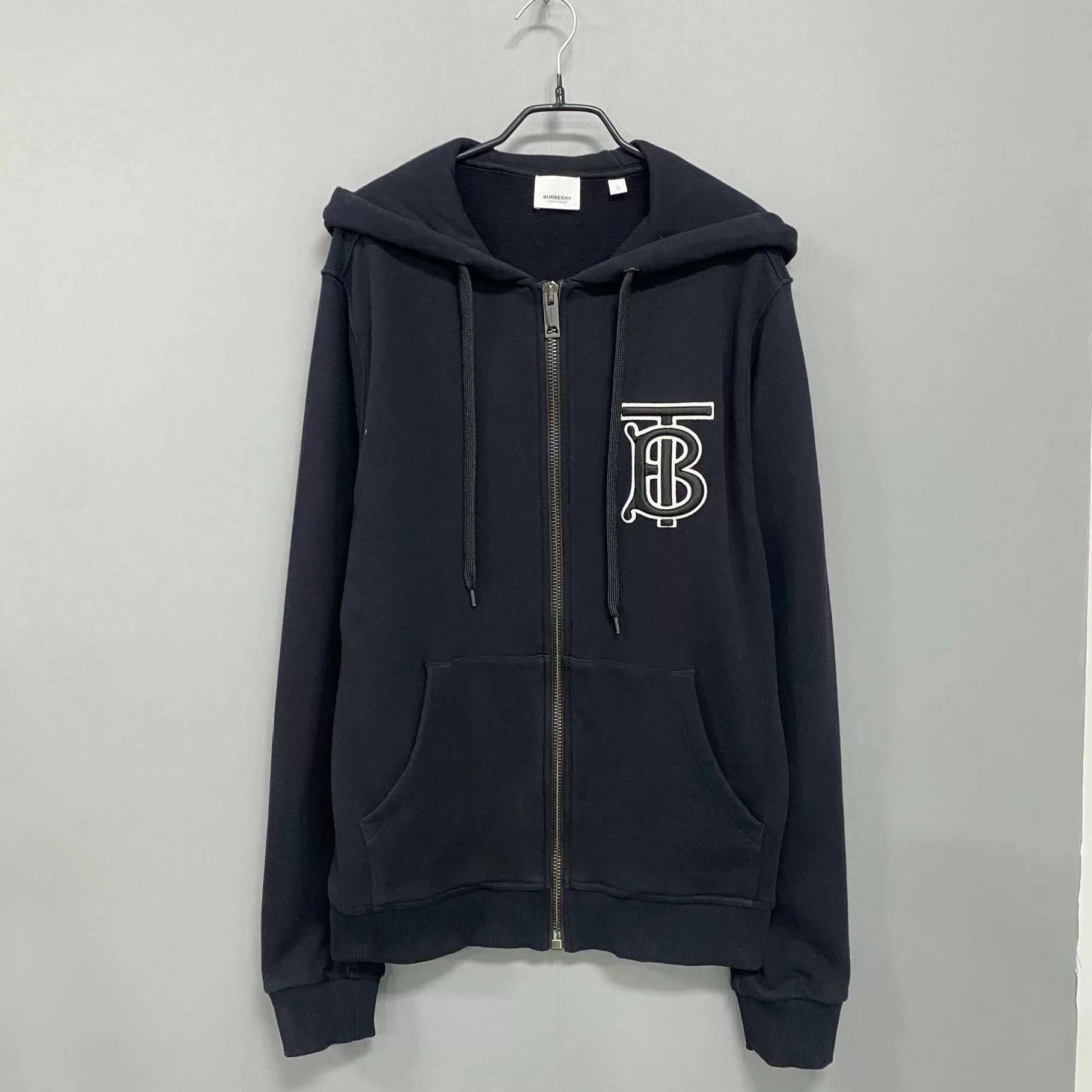 Burberry Burberry TB Embroidered Black Hooded Jacket L Size US L / EU 52-54 / 3 - 1 Thumbnail