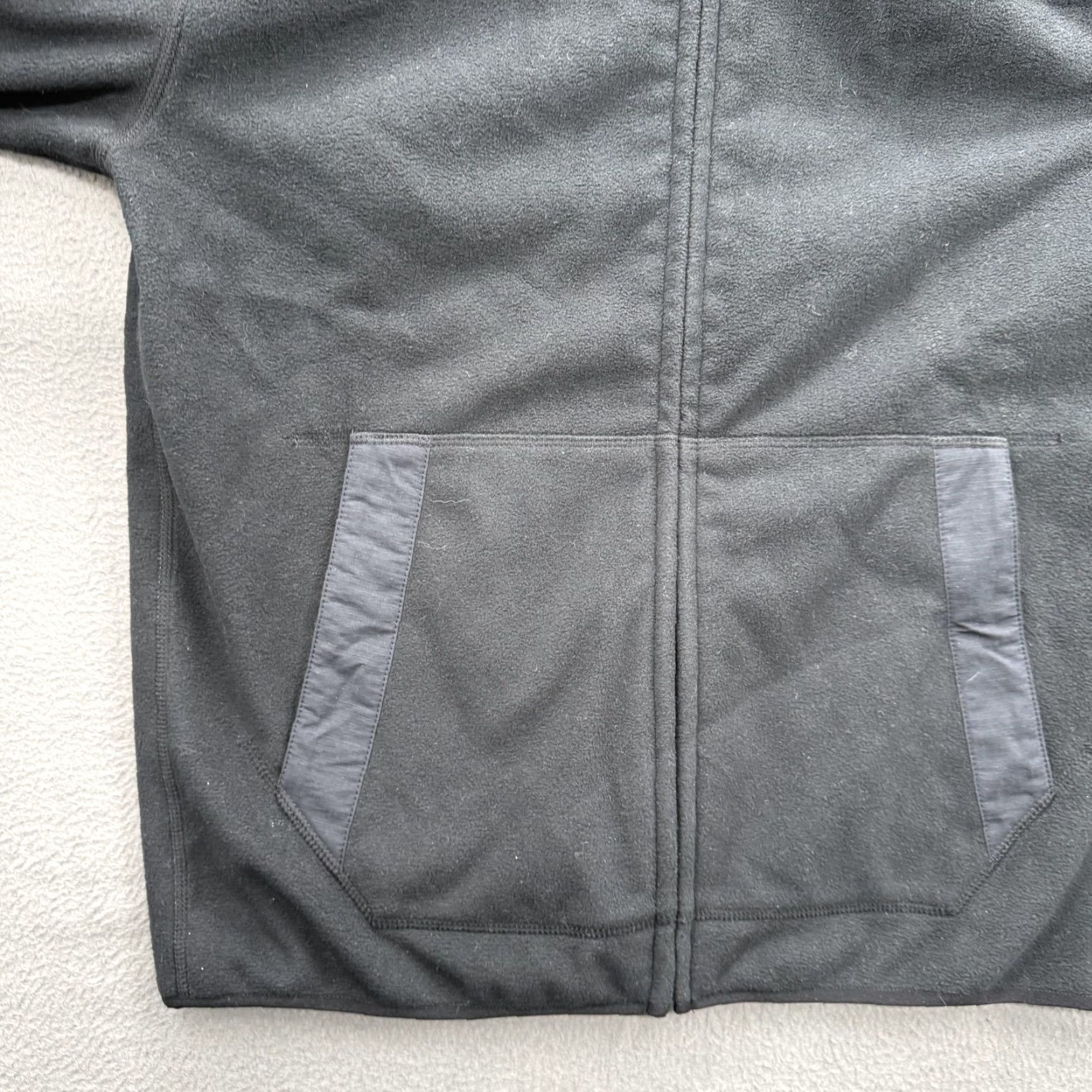 Vintage PROOF Jacket Mens XS Black Fleece Full Zip Stand Collar Pockets Casual Wear Size US XS / EU 42 / 0 - 6 Thumbnail