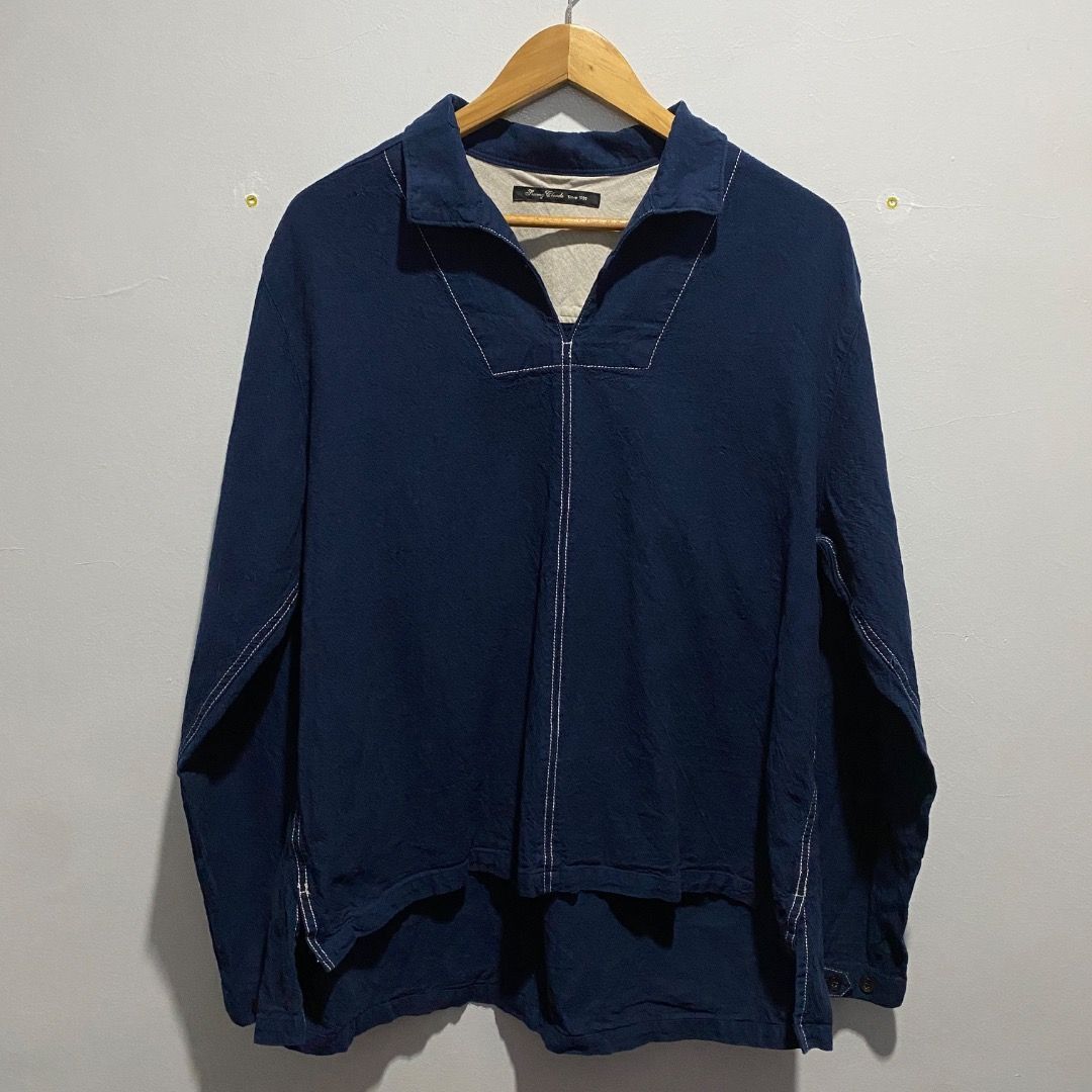 Japanese Brand Sunny Clouds Japan Indigo LS M/L Size US M / EU 48-50 / 2 - 2 Thumbnail
