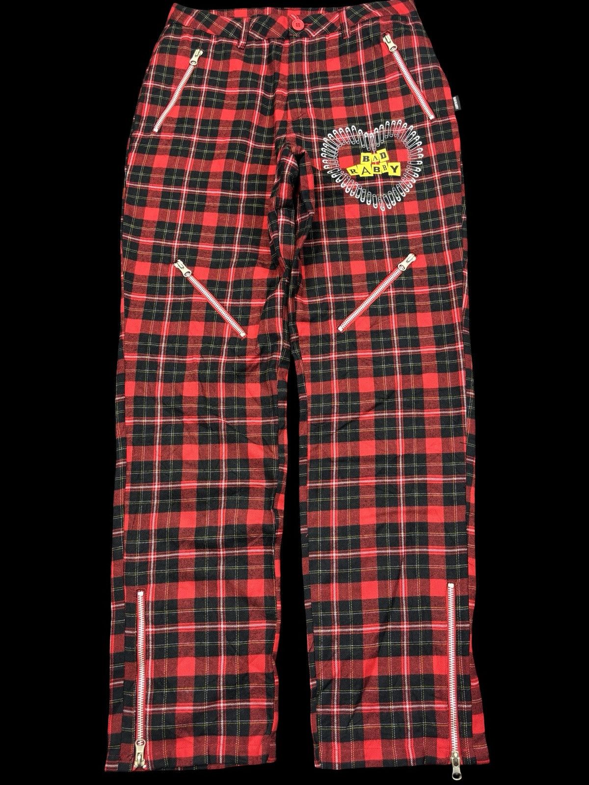 Japanese Brand BAD RABBY Japan Street Seditionaries Multizipper Pant F712 Size US 28 / EU 44 - 1 Thumbnail