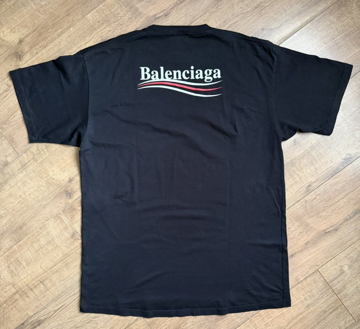 Balenciaga Balenciaga political T shirt, regular fit RRP$650 Size US L / EU 52-54 / 3 - 5 Thumbnail