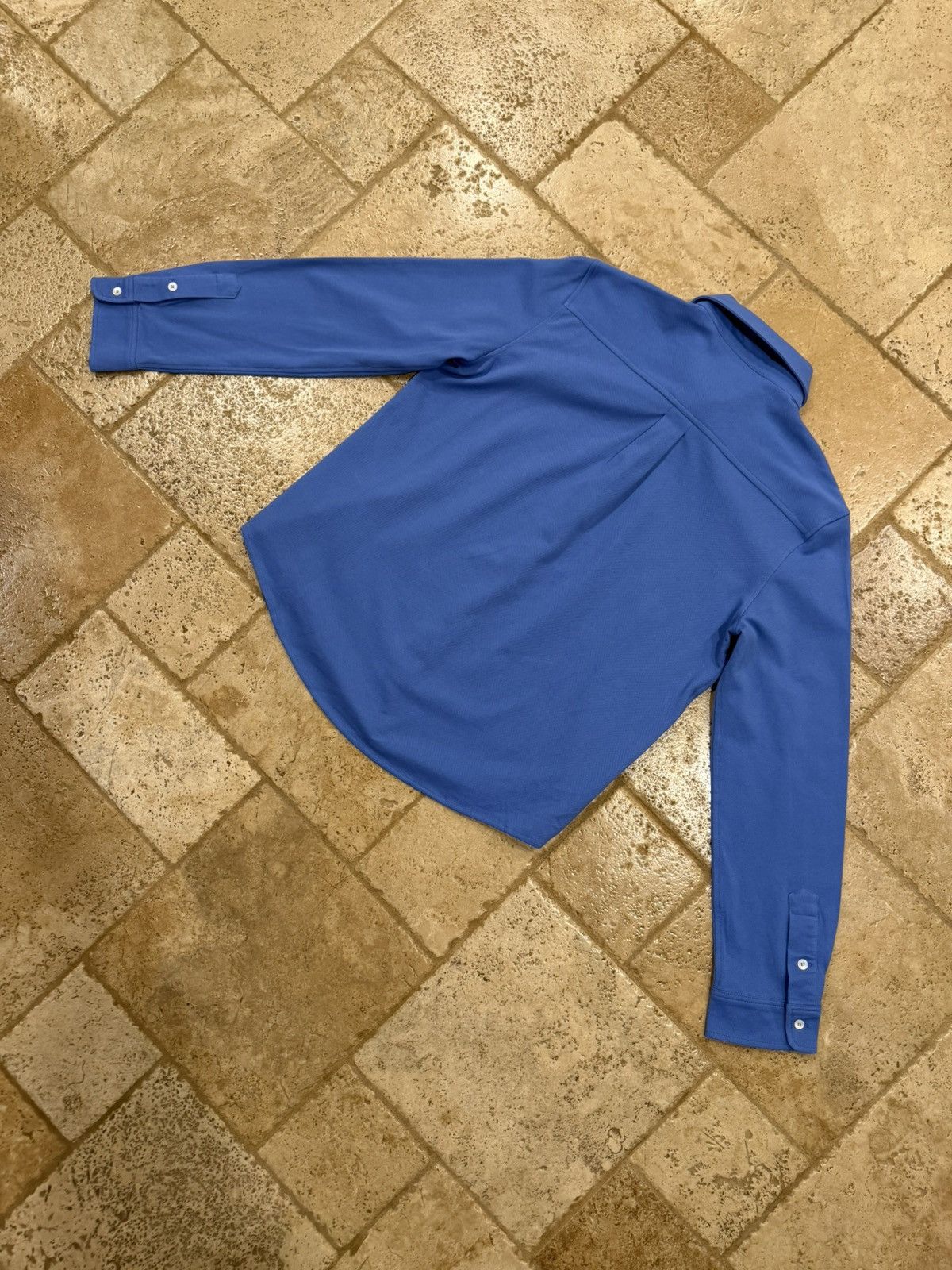 Miu Miu Miu Miu Cotton Pique Periwinkle Blue LS Button Up Shirt Size XS / US 0-2 / IT 36-38 - 10 Thumbnail