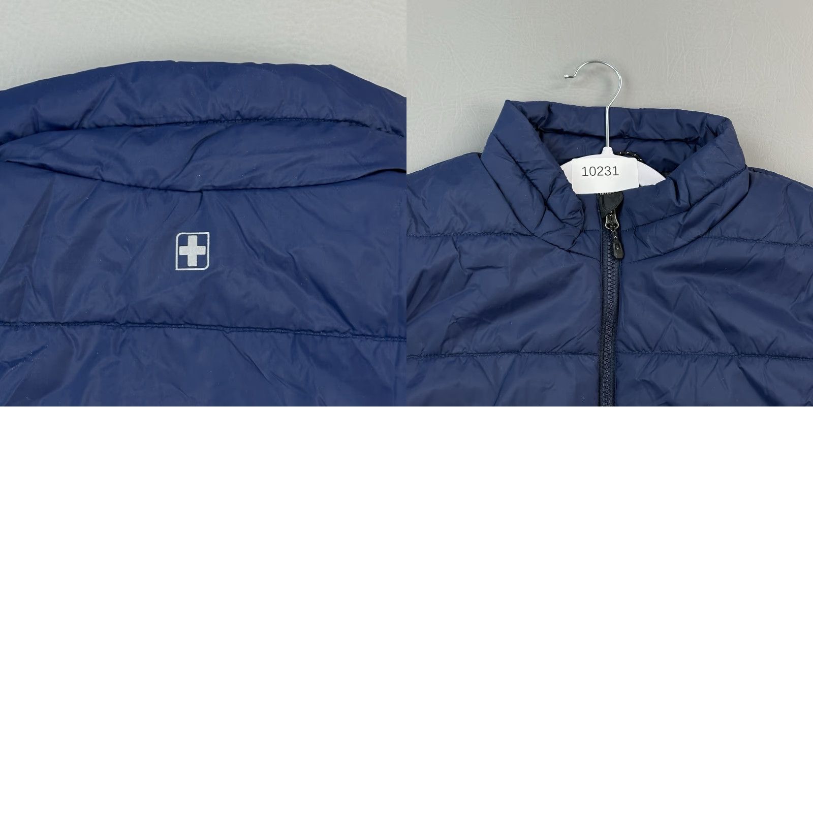 Vintage Swiss Tech Vest Mens Large Full Zip Lightweight Quilted Puffer Outdoor Size US L / EU 52-54 / 3 - 8 Thumbnail