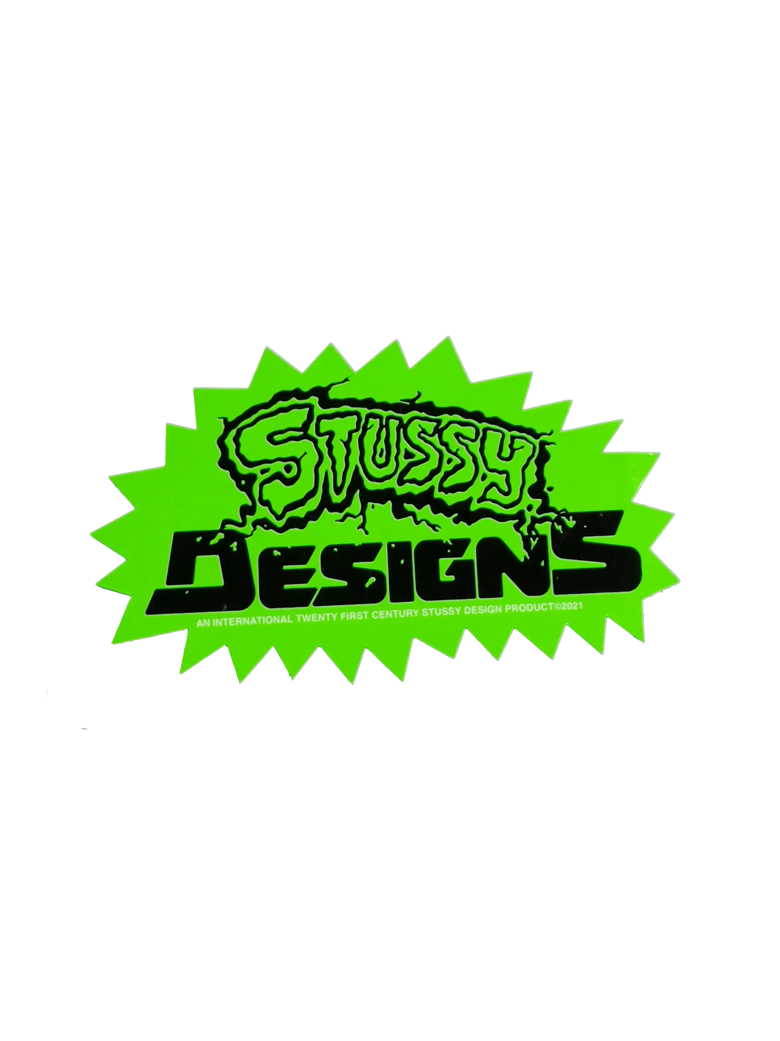Stussy Stüssy Designs Sticker Green Size ONE SIZE - 1 Preview