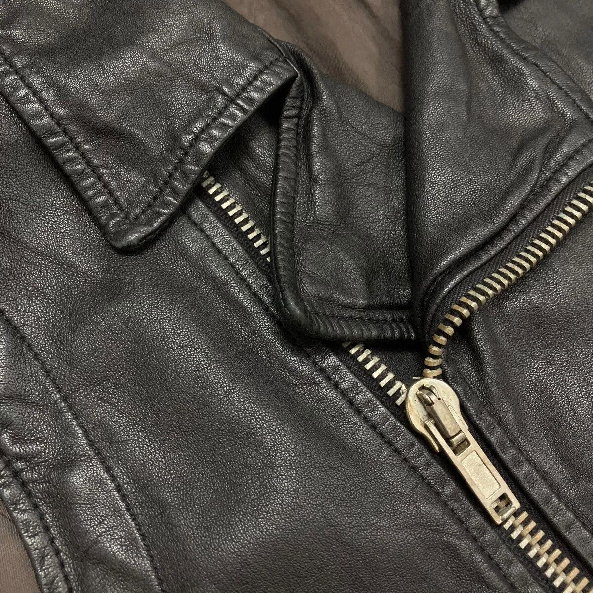 Rick Owens os11x0925 Sleeveless Leather Jacket in Black Size US S / EU 44-46 / 1 - 5 Thumbnail