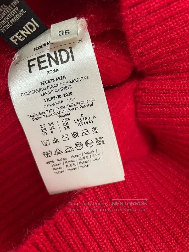 Fendi Fendi Mohair Coat Size XXS / US 00 / IT 34 - 4 Thumbnail