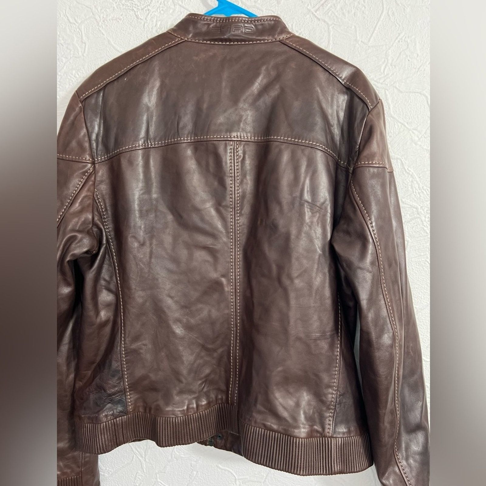 Etro Etro Men's Lambskin Biker Bomber Jacket US XL Made in Italy Size US XL / EU 56 / 4 - 8 Thumbnail