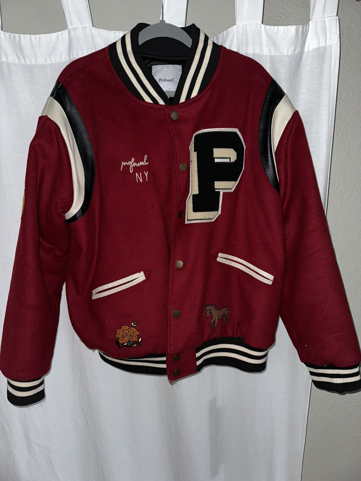 Profound Aesthetic Profound (Found) Letterman Varsity Jacket Size US L / EU 52-54 / 3 - 1 Thumbnail