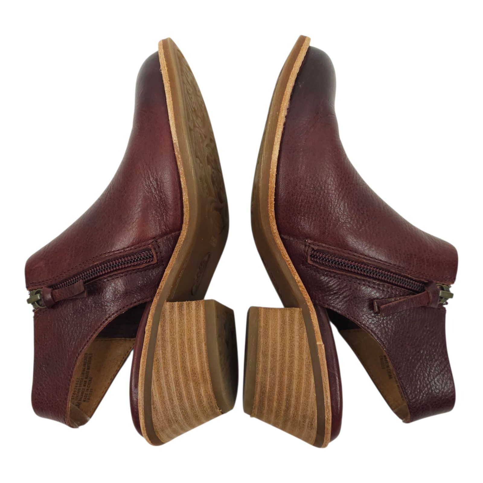 Other Sofft Arabia Slingback Bootie Women 6M Port Leather Maroon Size US 6 / IT 36 - 5 Thumbnail