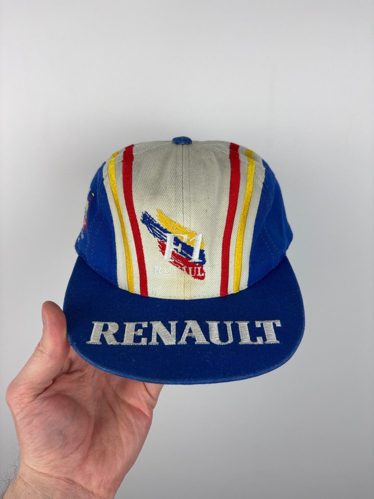 Formula 1 Vintage 1987 Renault Formula 1 Team Blue Thunder Cap Rare Size ONE SIZE - 1 Thumbnail