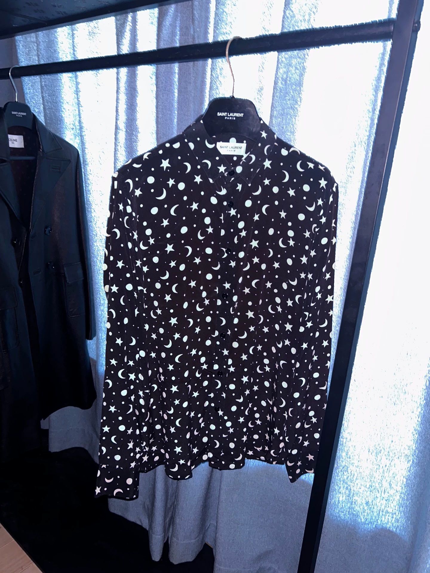 Saint Laurent Paris 16fw Star Moon Shirt